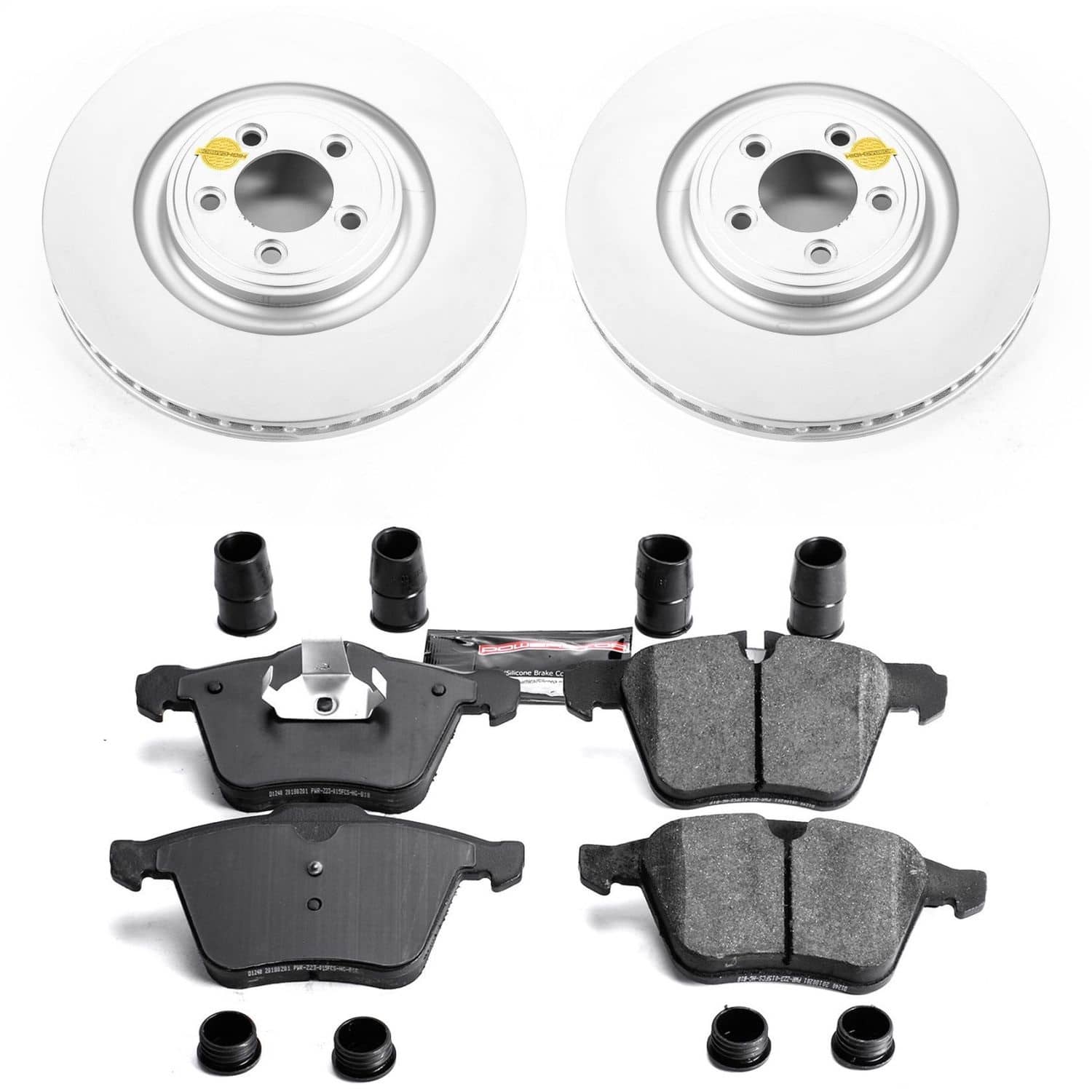Power Stop - CRK5638 - Front - Disc Brake Pad and Rotor Kit