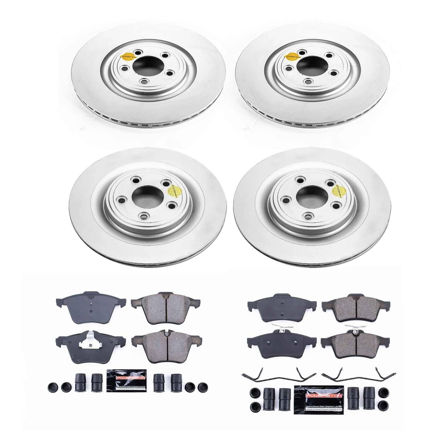 Power Stop - CRK5639 - Front and Rear - Disc Brake Pad and Rotor Kit