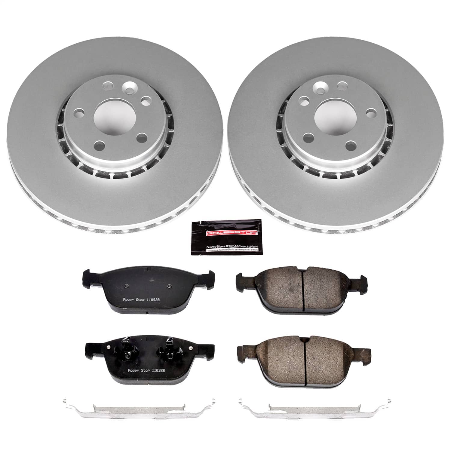 Power Stop - CRK5702 - Front - Disc Brake Pad and Rotor Kit