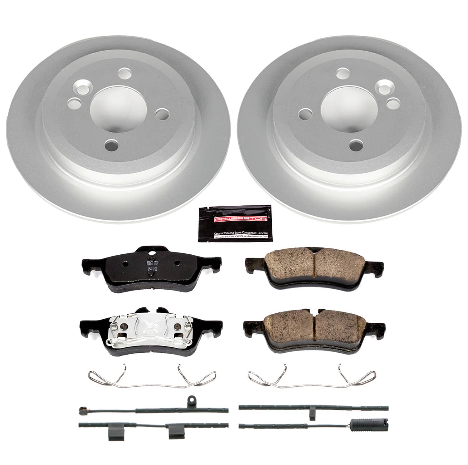 Power Stop - CRK5726 - Rear - Disc Brake Pad and Rotor Kit
