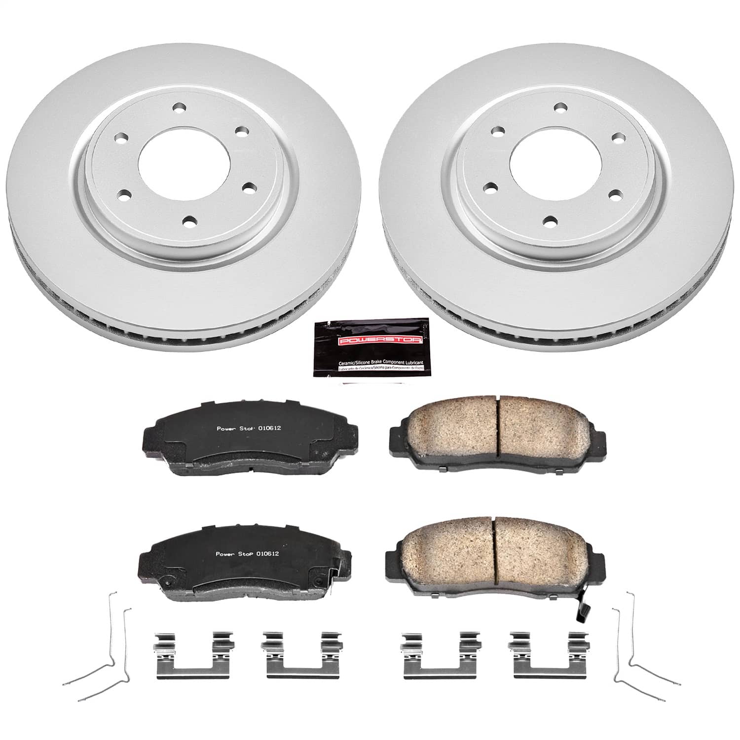 Power Stop - CRK5821 - Front - Disc Brake Pad and Rotor Kit
