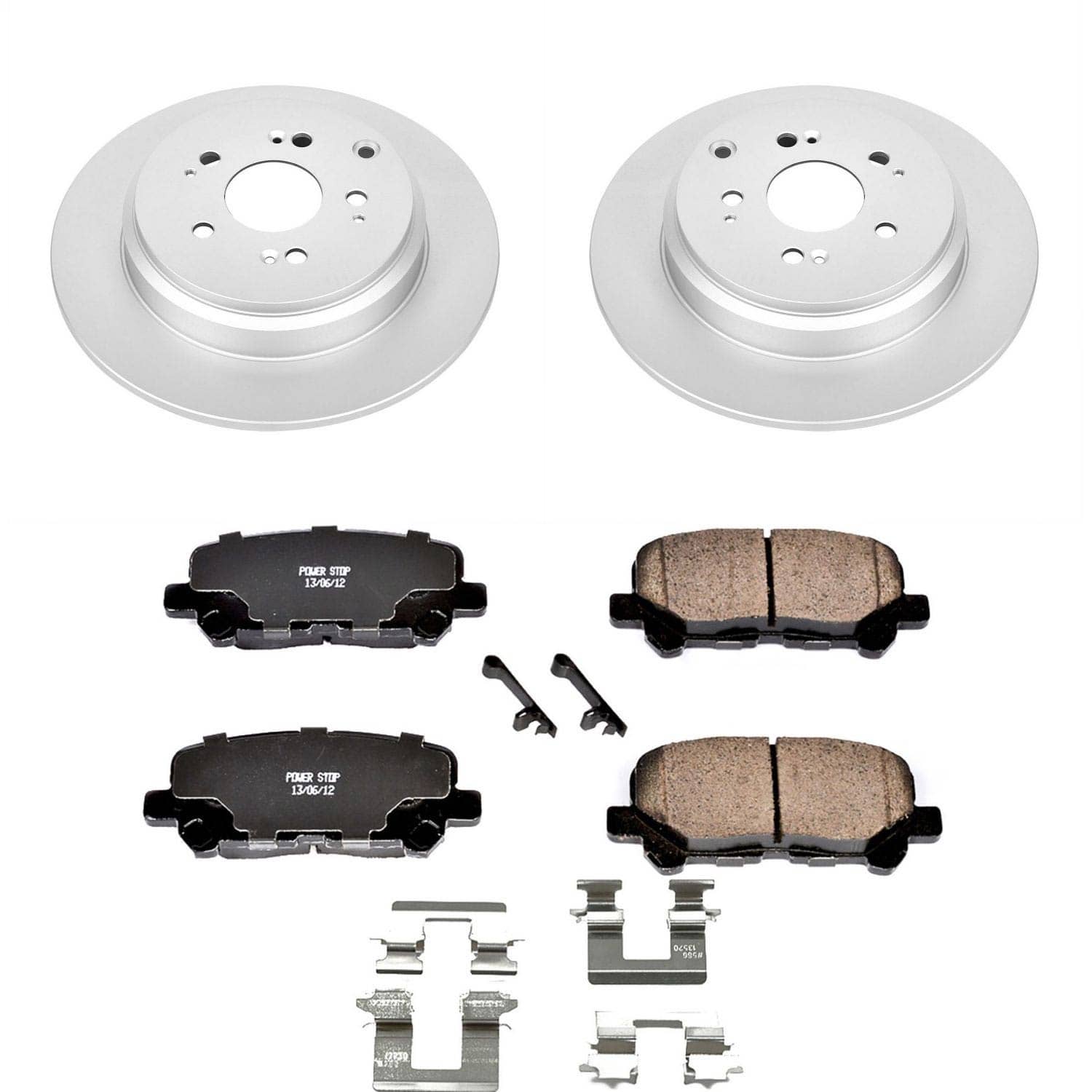 Power Stop - CRK5839 - Rear - Disc Brake Pad and Rotor Kit