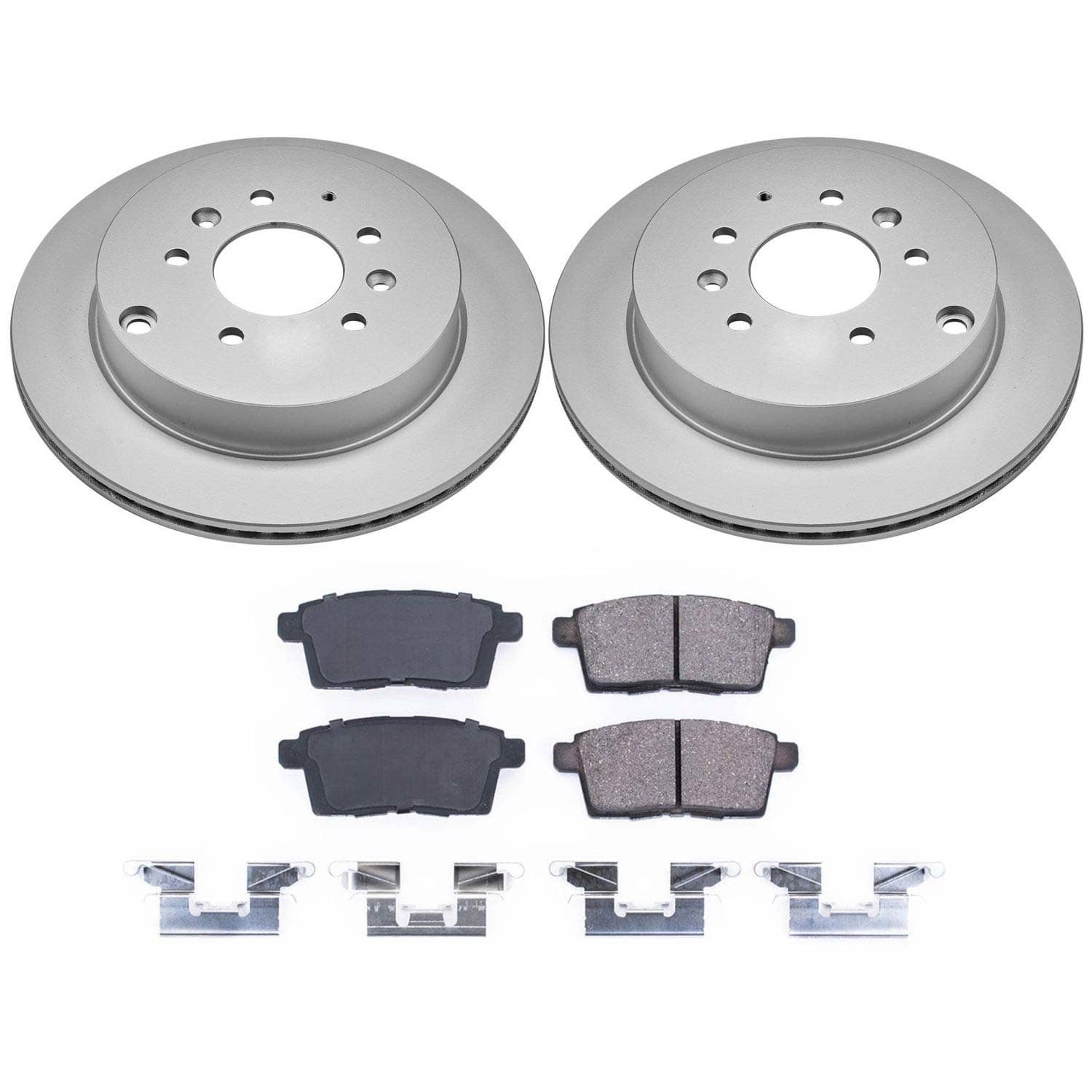 Power Stop - CRK5876 - Rear - Disc Brake Pad and Rotor Kit