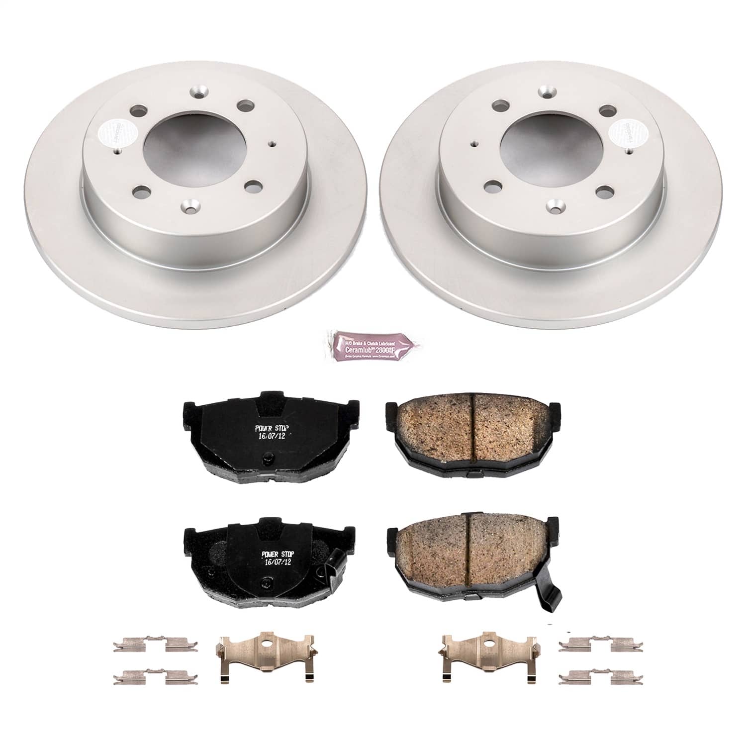 Power Stop - CRK5905 - Rear - Disc Brake Pad and Rotor Kit