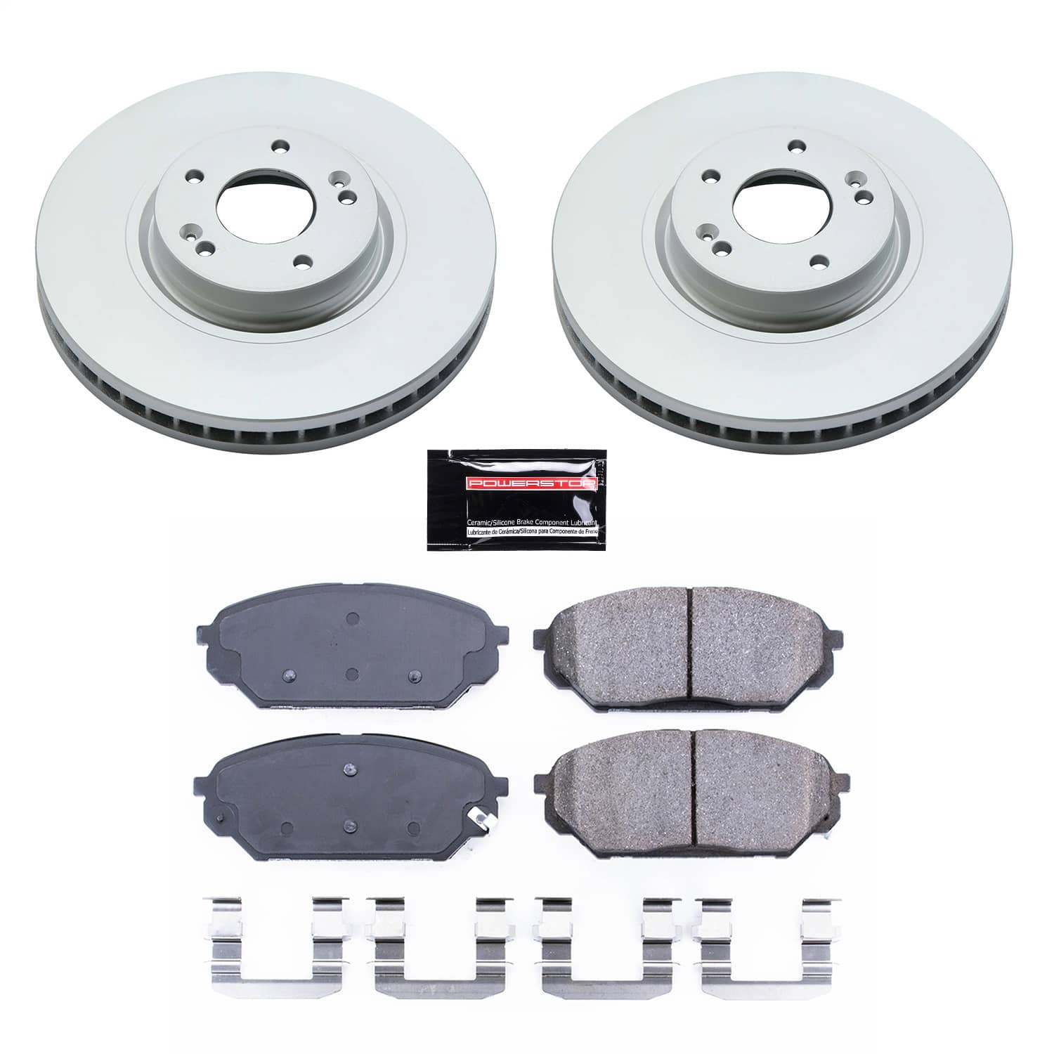 Power Stop - CRK5918 - Front - Disc Brake Pad and Rotor Kit