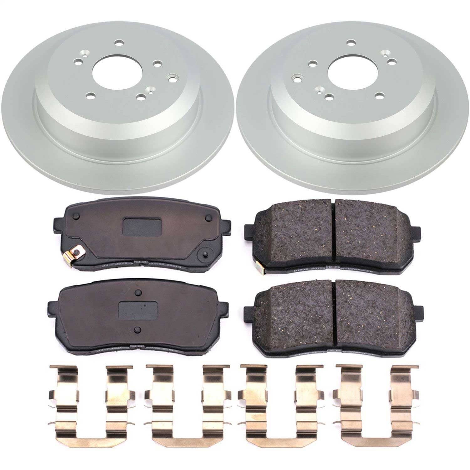 Power Stop - CRK5920 - Rear - Disc Brake Pad and Rotor Kit