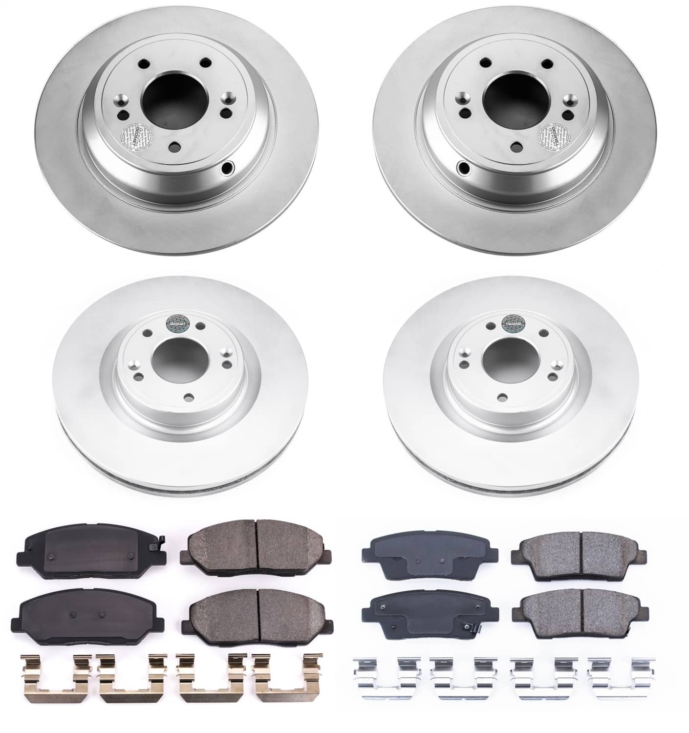 Power Stop - CRK5923 - Front and Rear - Disc Brake Pad and Rotor Kit