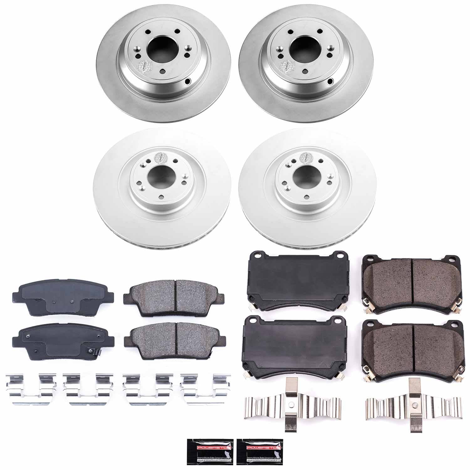 Power Stop - CRK5929 - Front and Rear - Disc Brake Pad and Rotor Kit