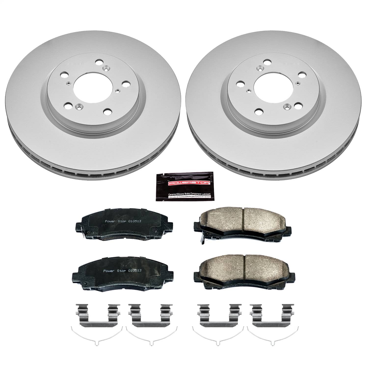 Power Stop - CRK5939 - Front - Disc Brake Pad and Rotor Kit