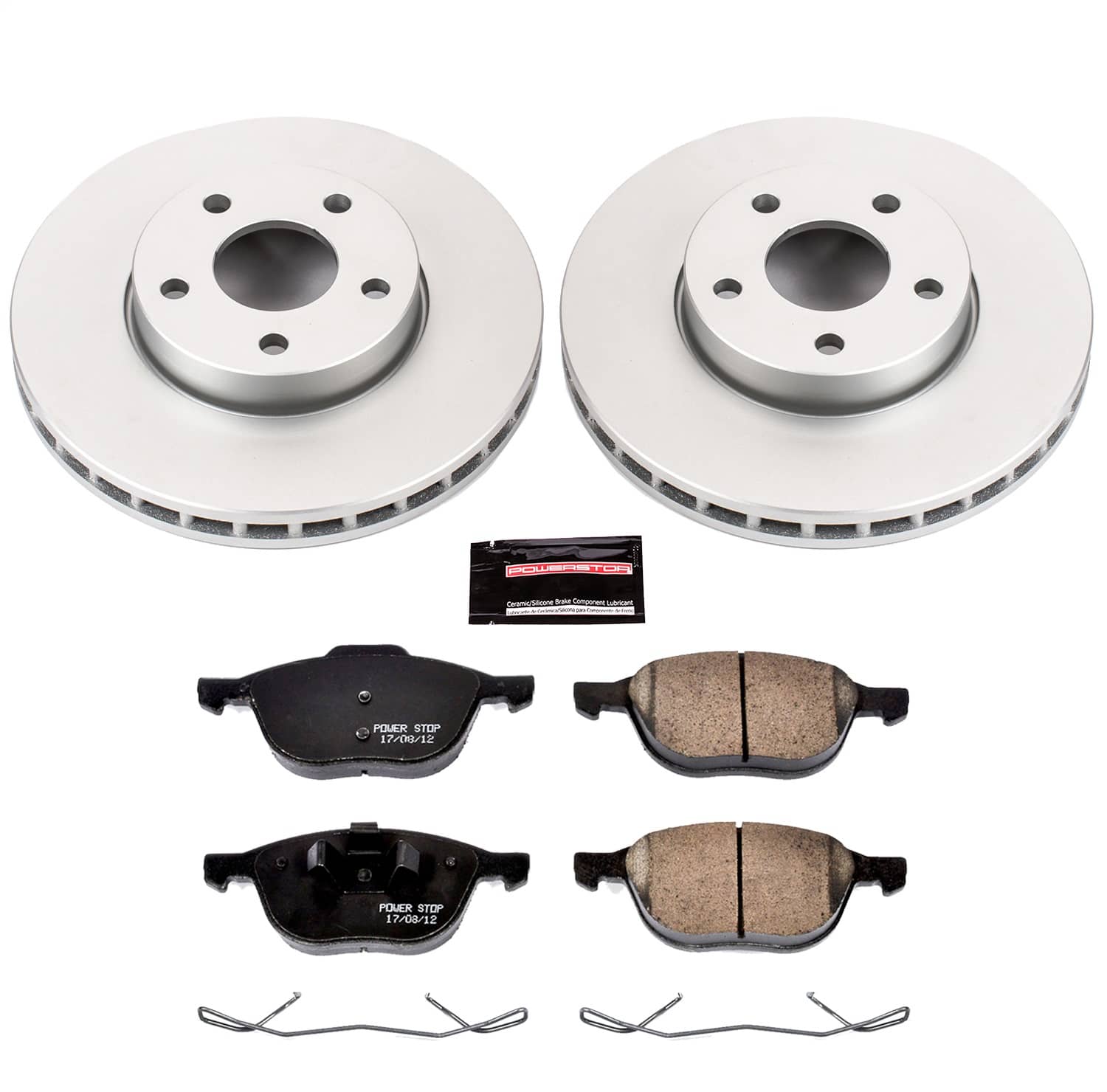 Power Stop - CRK5976 - Front - Disc Brake Pad and Rotor Kit