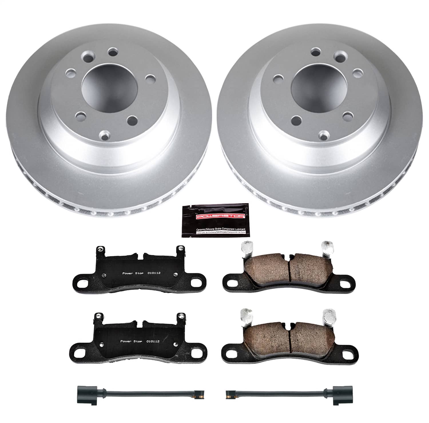 Power Stop - CRK5979 - Rear - Disc Brake Pad and Rotor Kit