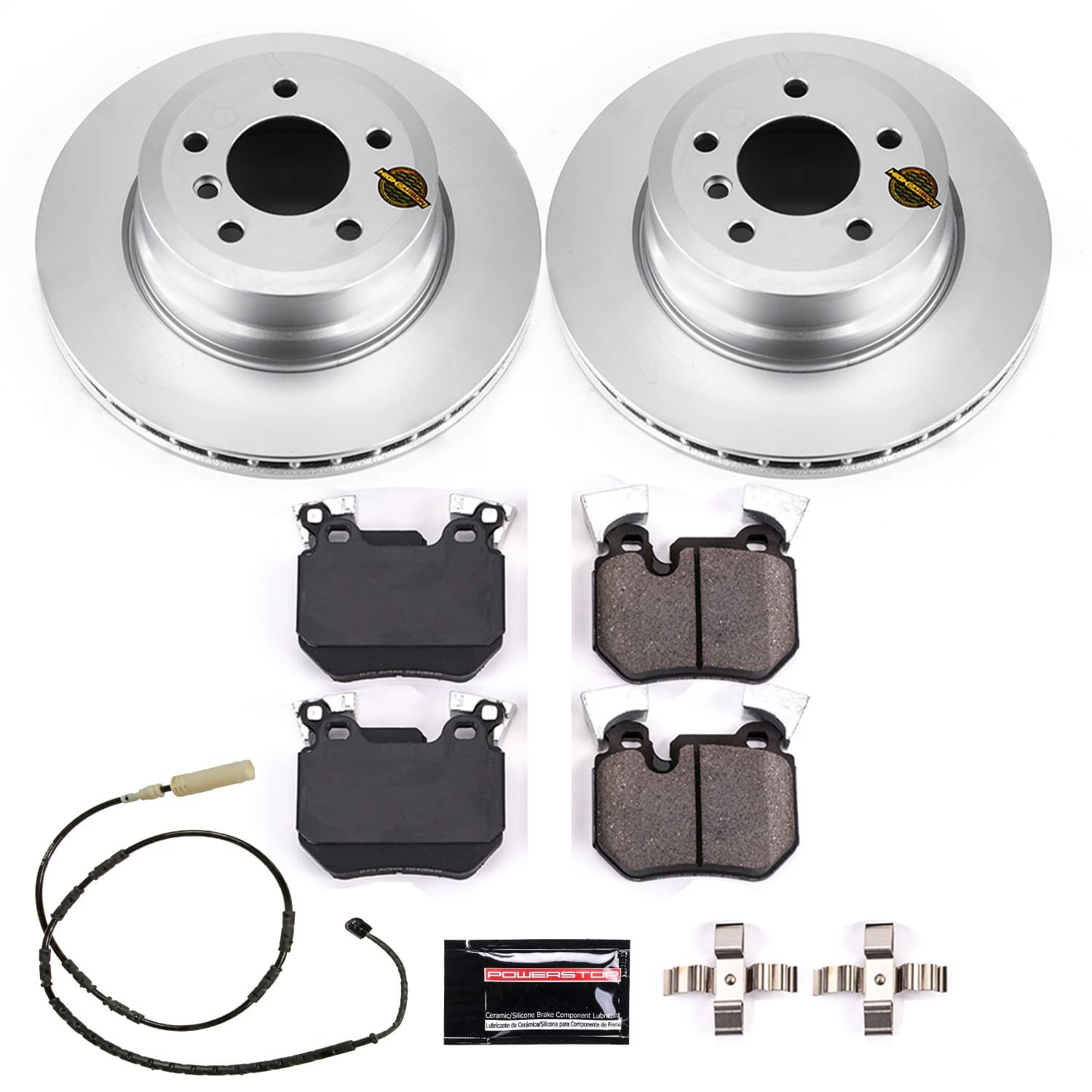Power Stop - CRK6007 - Rear - Disc Brake Pad and Rotor Kit