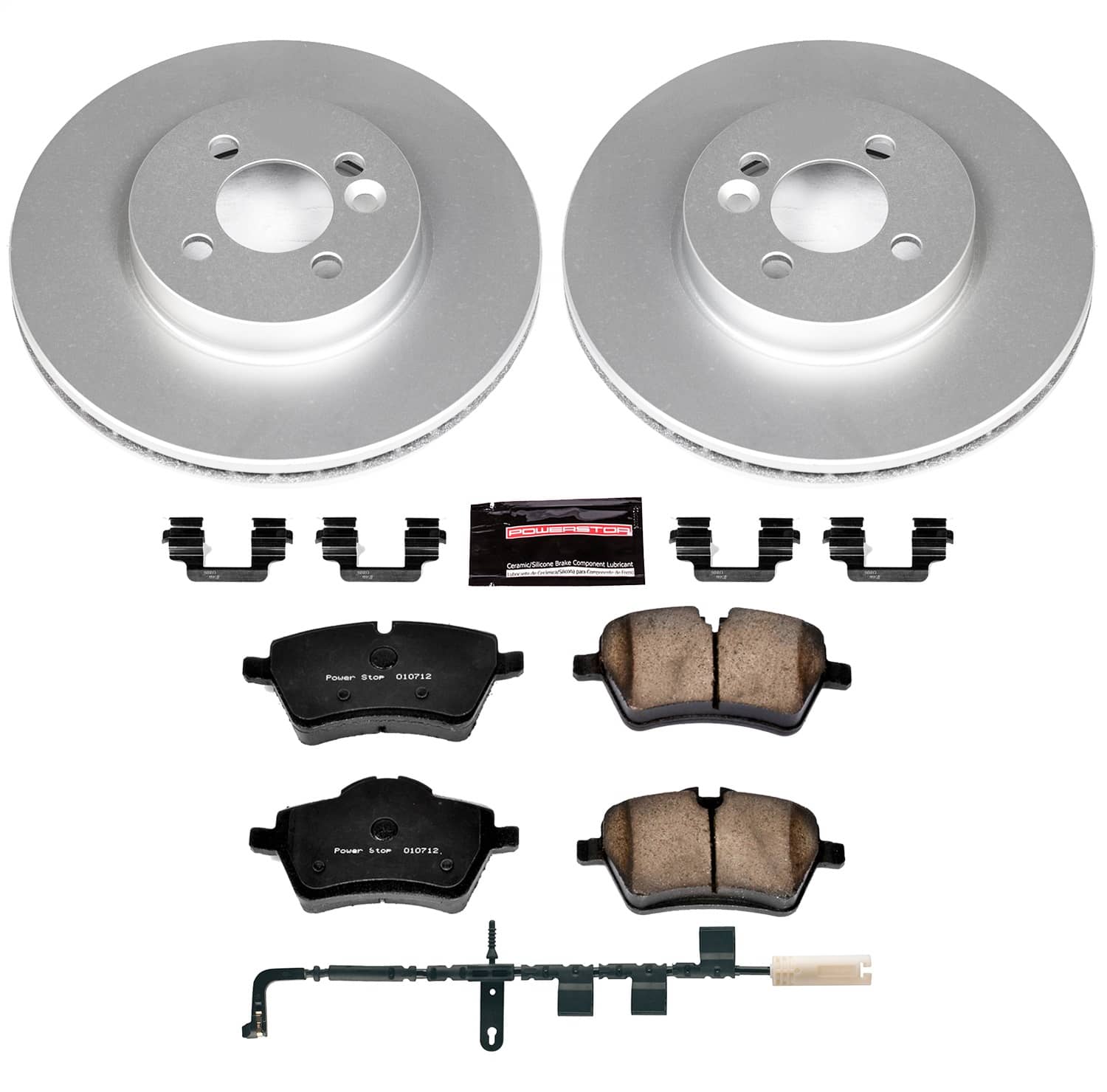 Power Stop - CRK6068 - Front - Disc Brake Pad and Rotor Kit