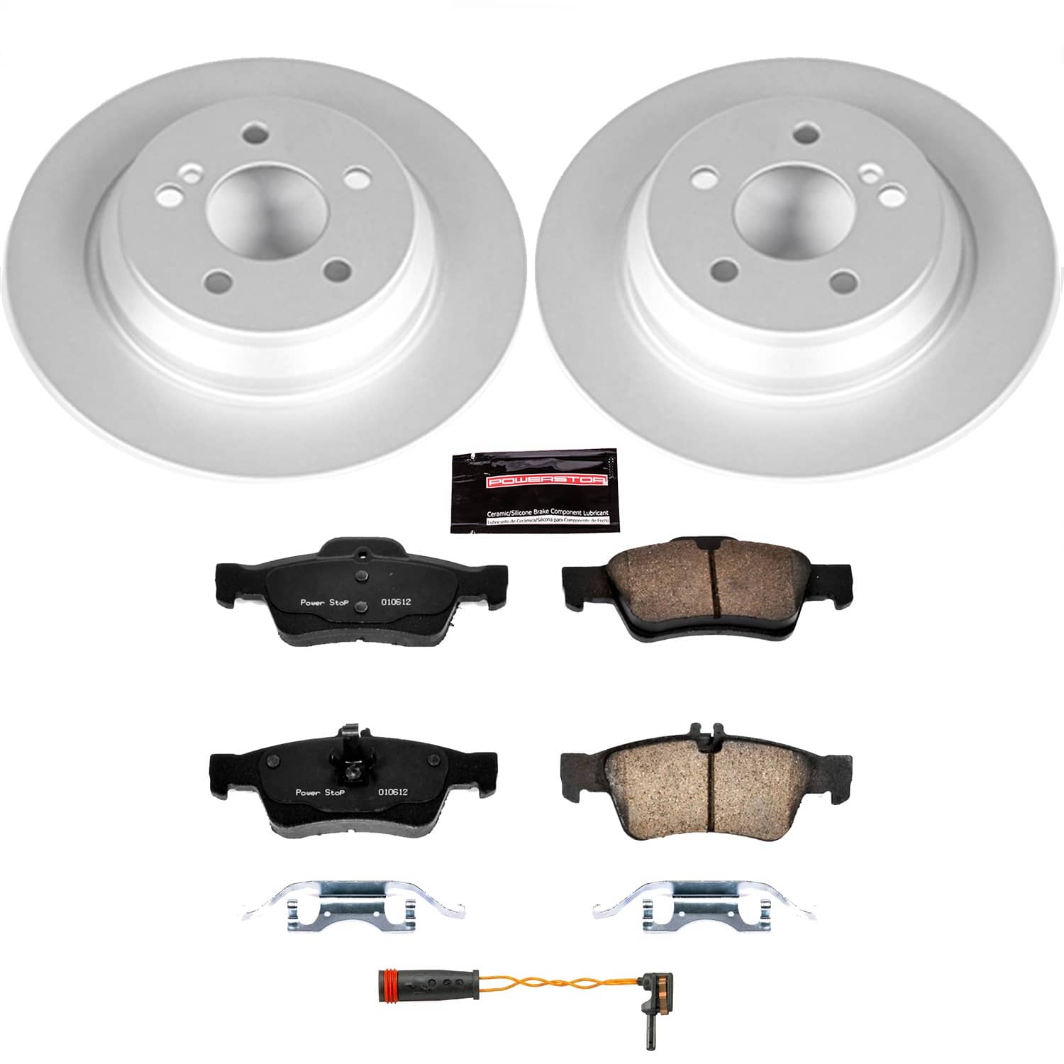 Power Stop - CRK6200 - Rear - Disc Brake Pad and Rotor Kit