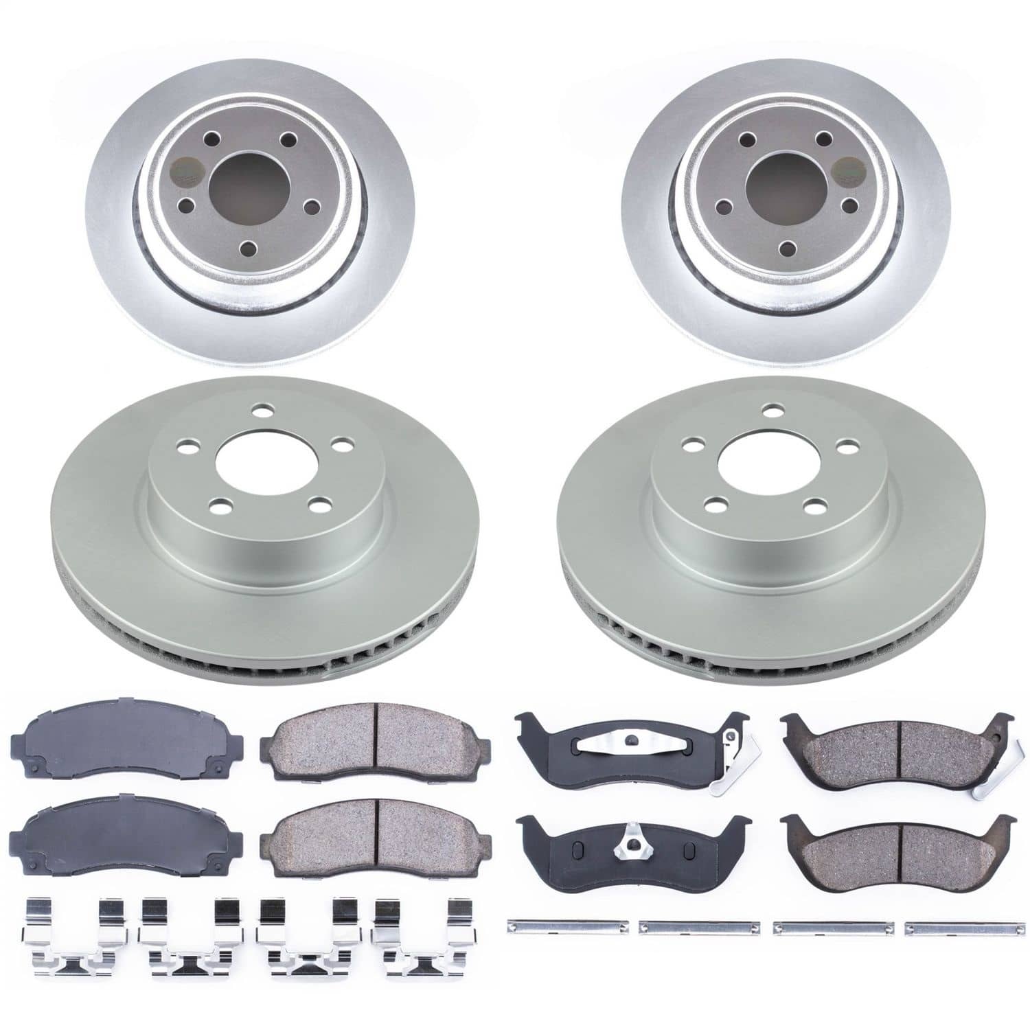 Power Stop - CRK6273 - Front and Rear - Disc Brake Pad and Rotor Kit