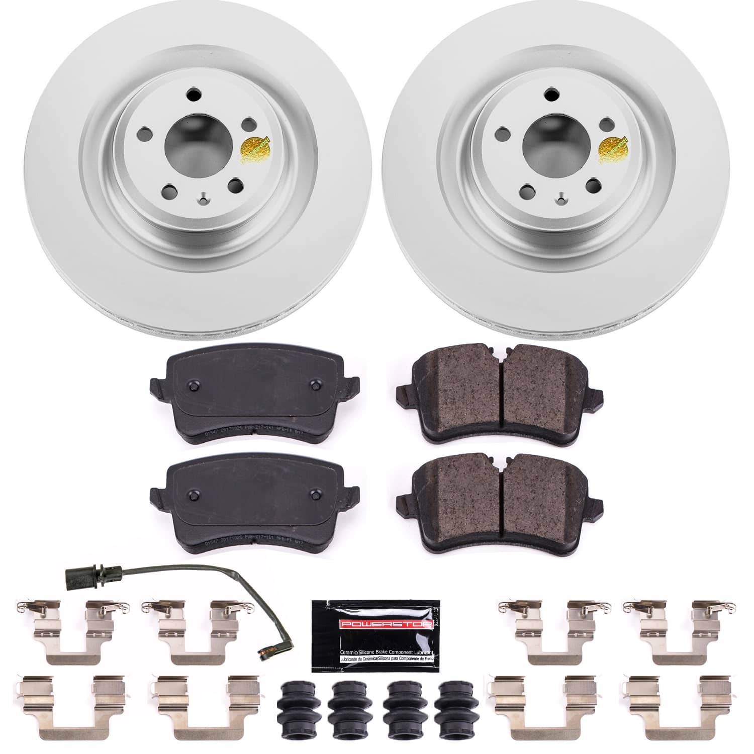 Power Stop - CRK6287 - Rear - Disc Brake Pad and Rotor Kit