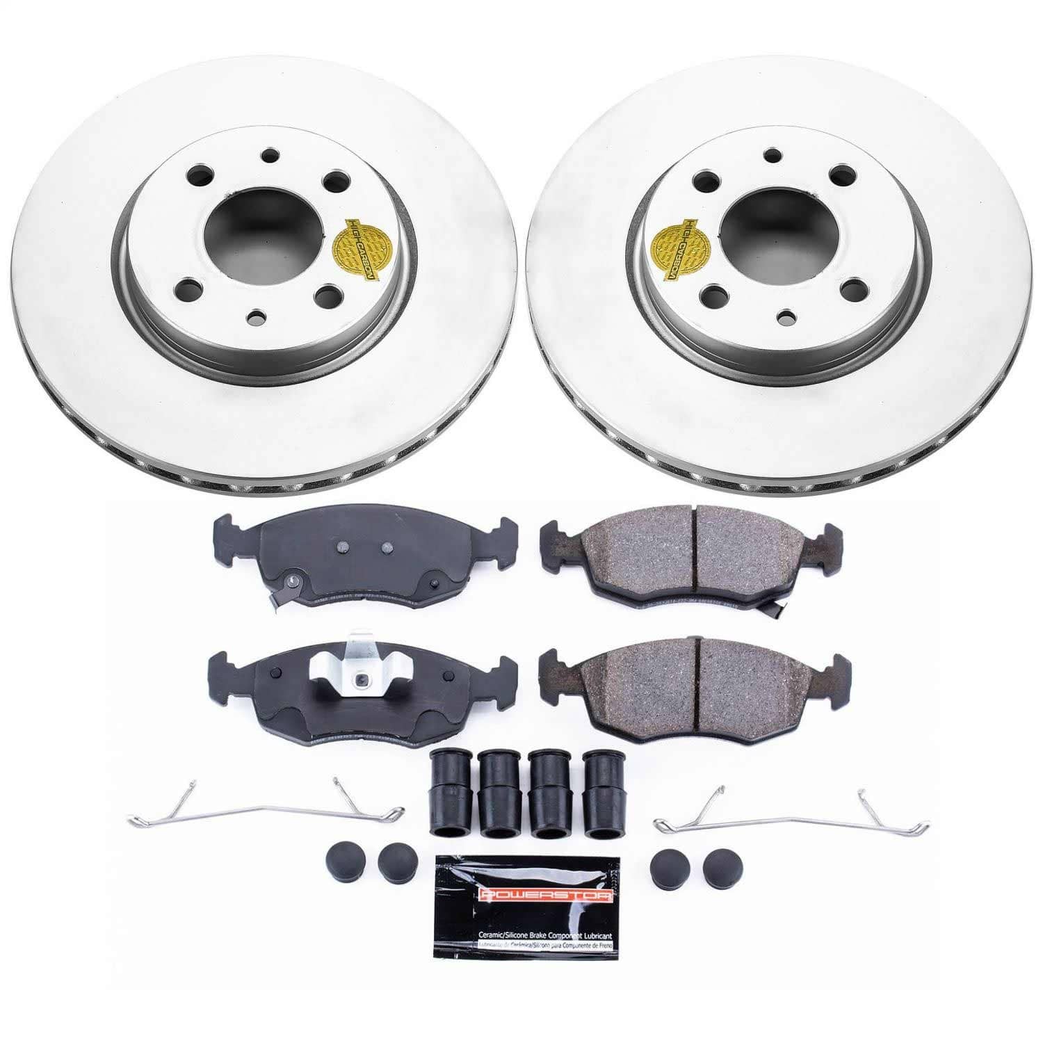 Power Stop - CRK6290 - Front - Disc Brake Pad and Rotor Kit