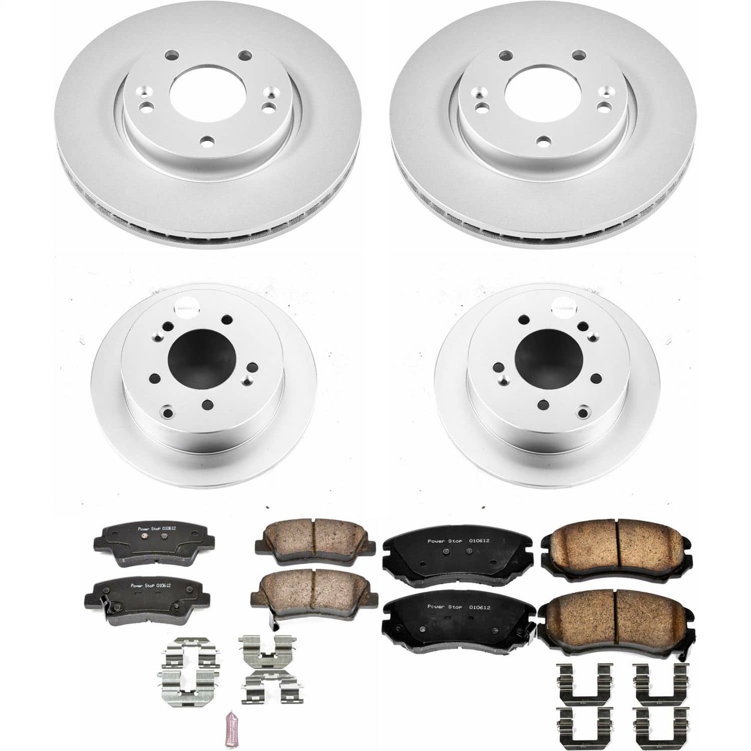 Power Stop - CRK6303 - Front and Rear - Disc Brake Pad and Rotor Kit