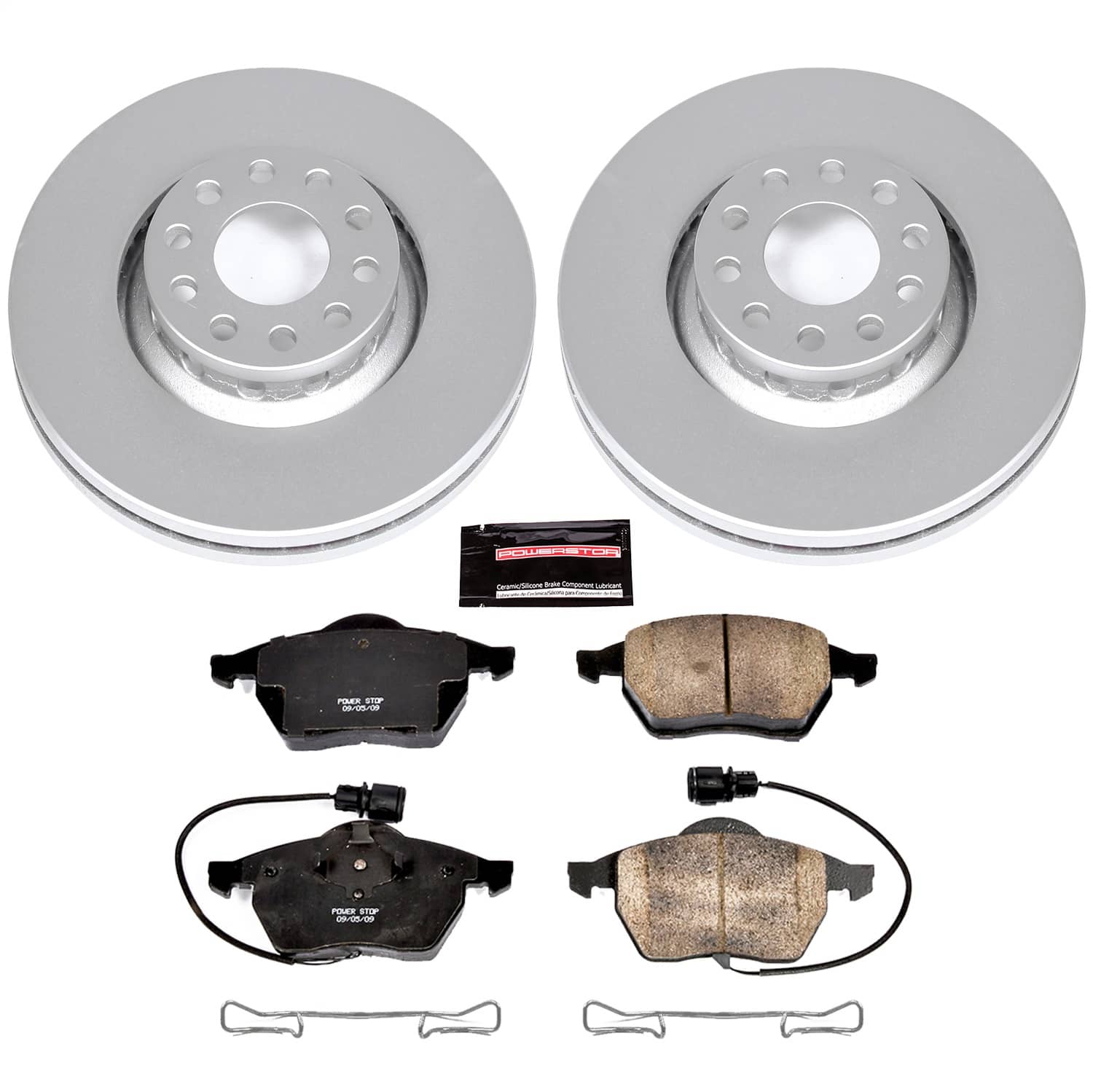 Power Stop - CRK634 - Front - Disc Brake Pad and Rotor Kit