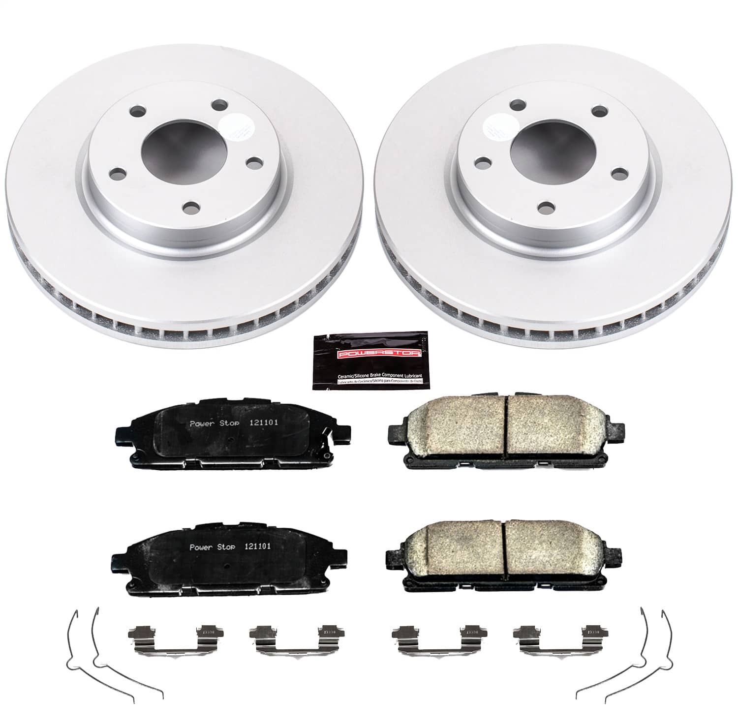 Power Stop - CRK6360 - Front - Disc Brake Pad and Rotor Kit