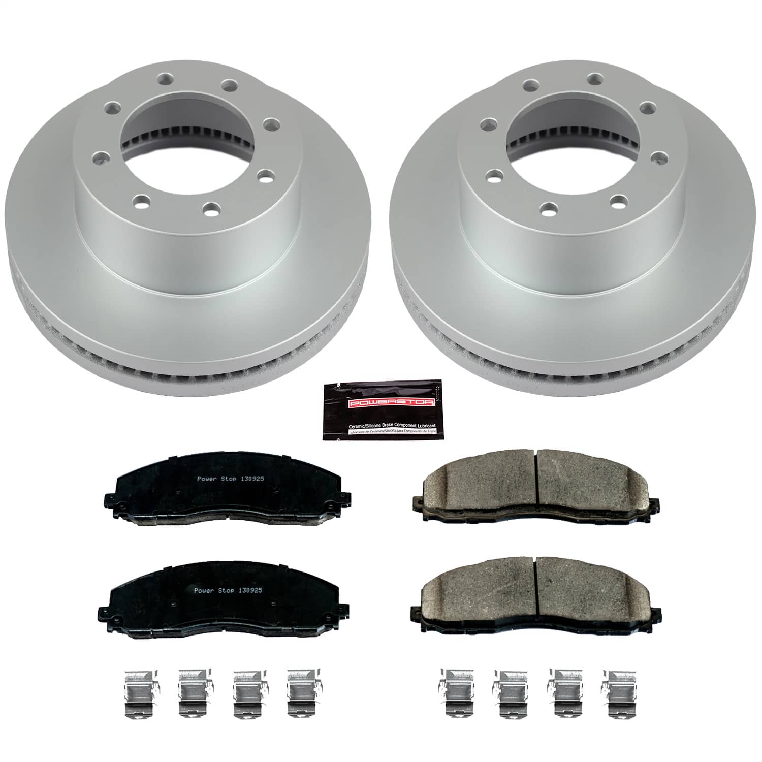 Power Stop - CRK6403 - Front - Disc Brake Pad and Rotor Kit