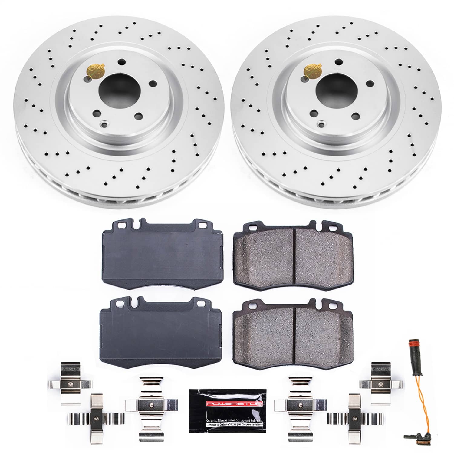 Power Stop - CRK6585 - Front - Disc Brake Pad and Rotor Kit
