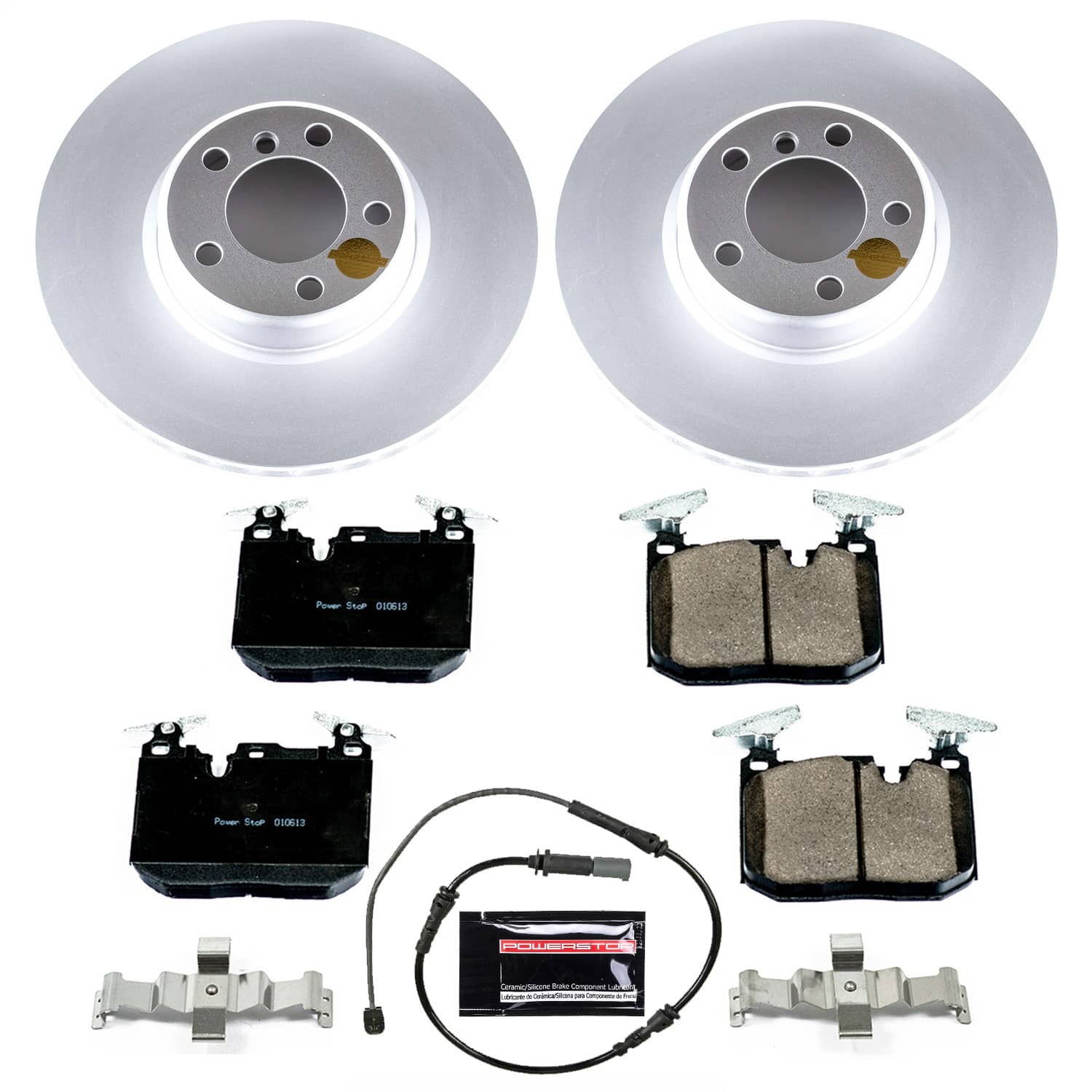 Power Stop - CRK6653 - Front - Disc Brake Pad and Rotor Kit