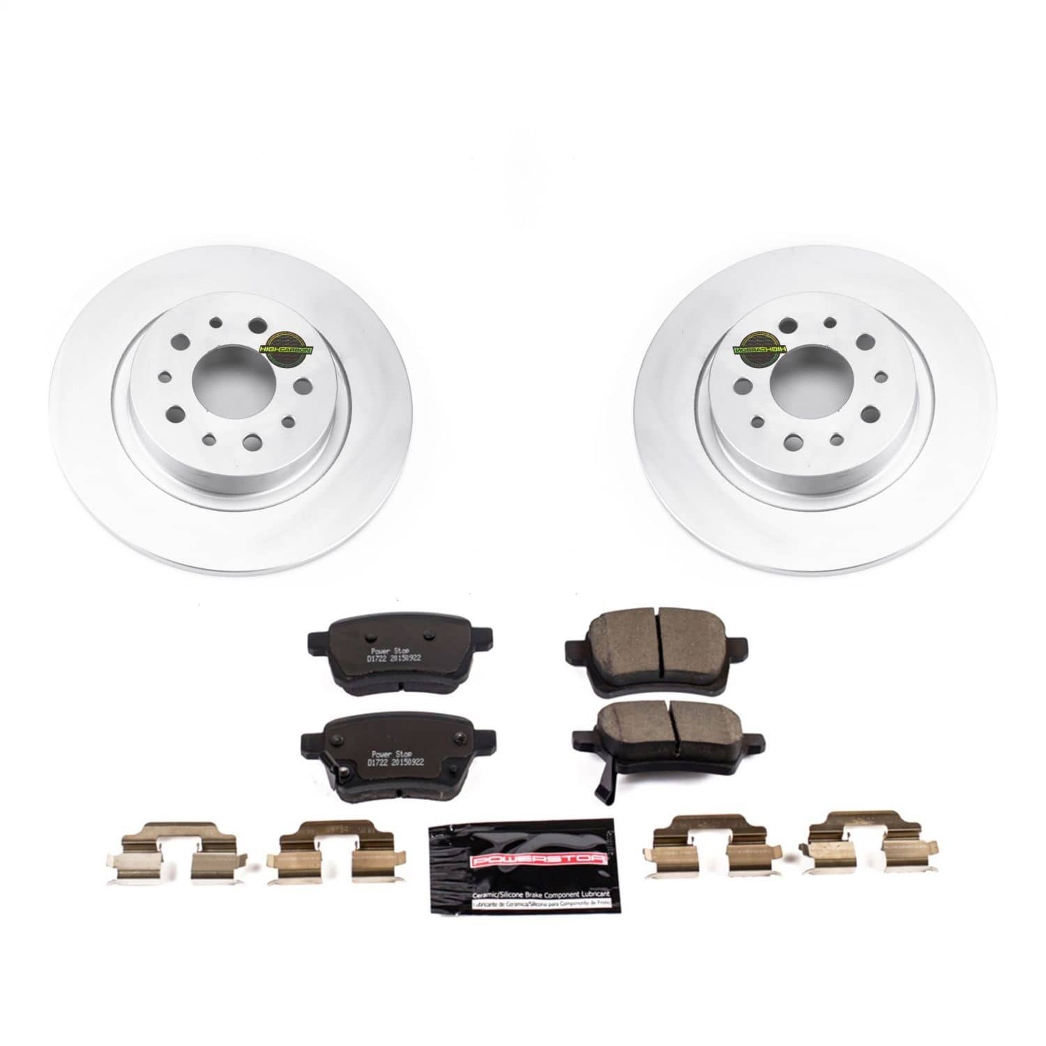 Power Stop - CRK6838 - Rear - Disc Brake Pad and Rotor Kit
