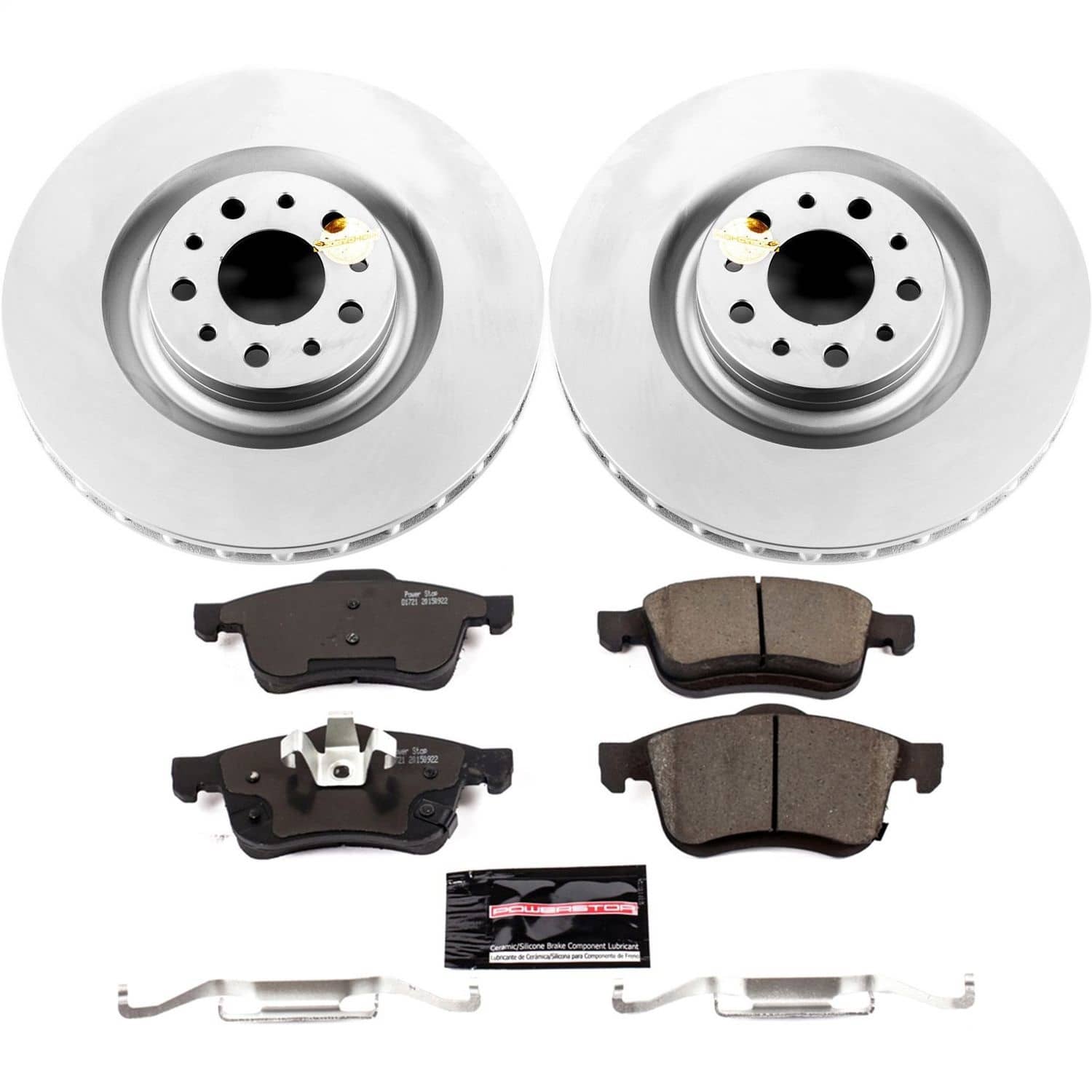 Power Stop - CRK6840 - Front - Disc Brake Pad and Rotor Kit
