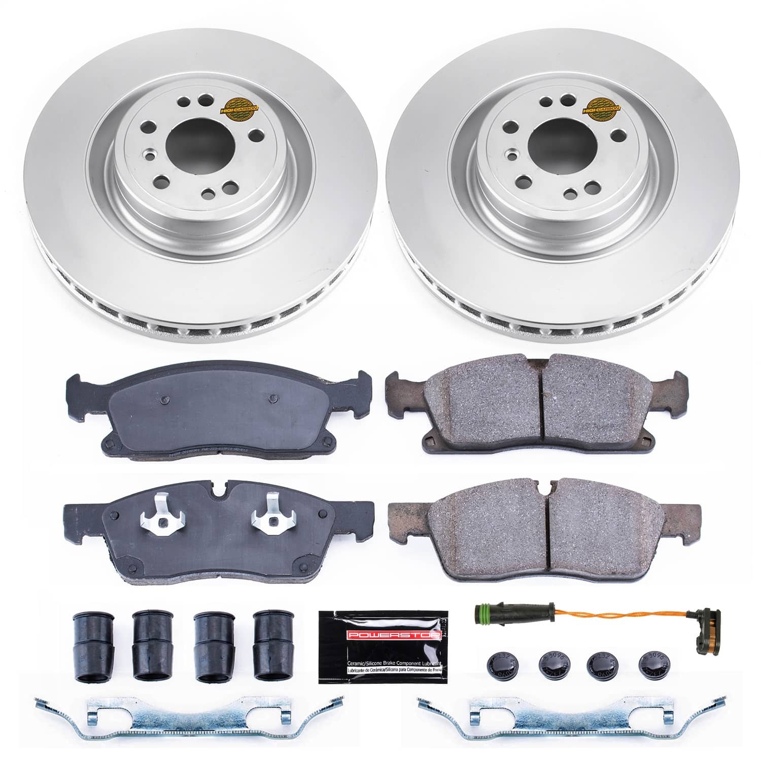 Power Stop - CRK6883 - Front - Disc Brake Pad and Rotor Kit