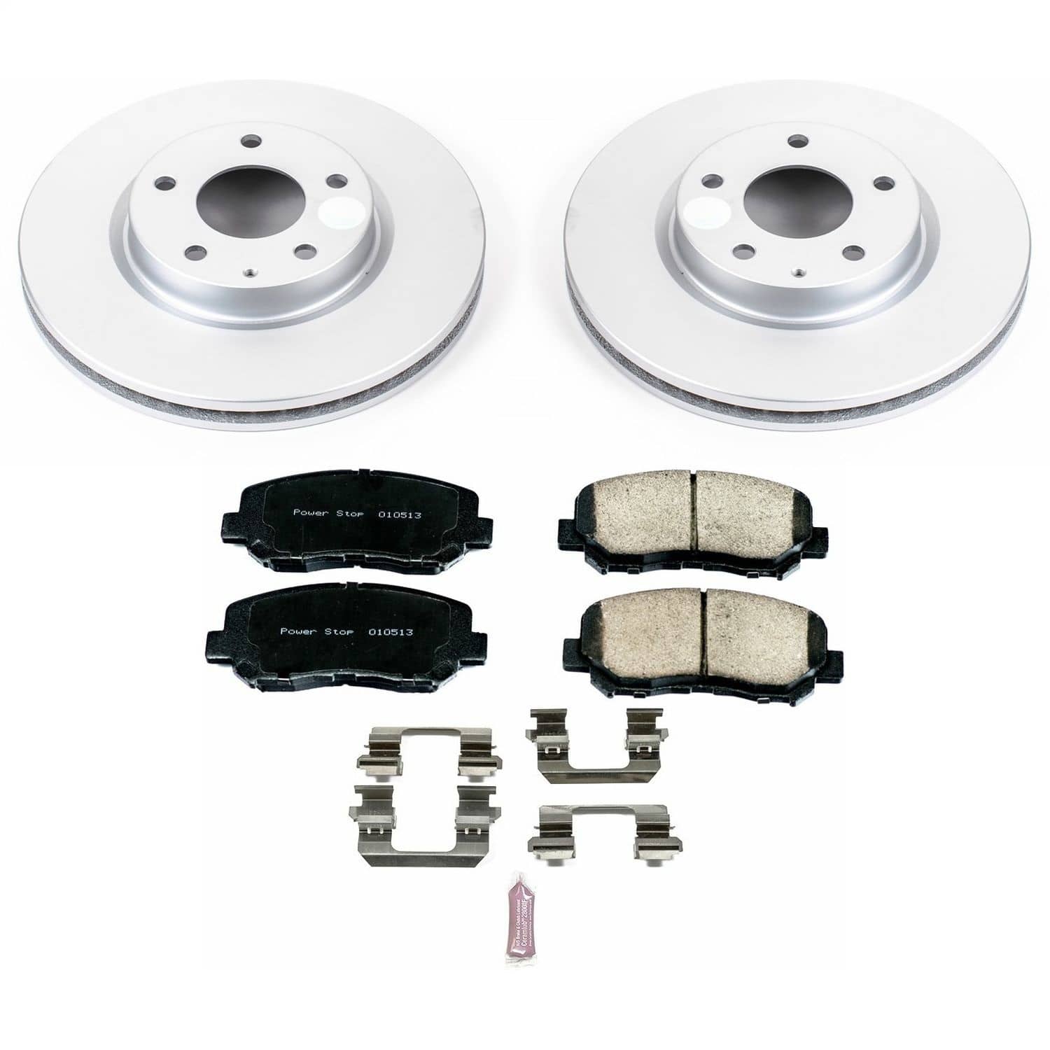 Power Stop - CRK6967 - Front - Disc Brake Pad and Rotor Kit