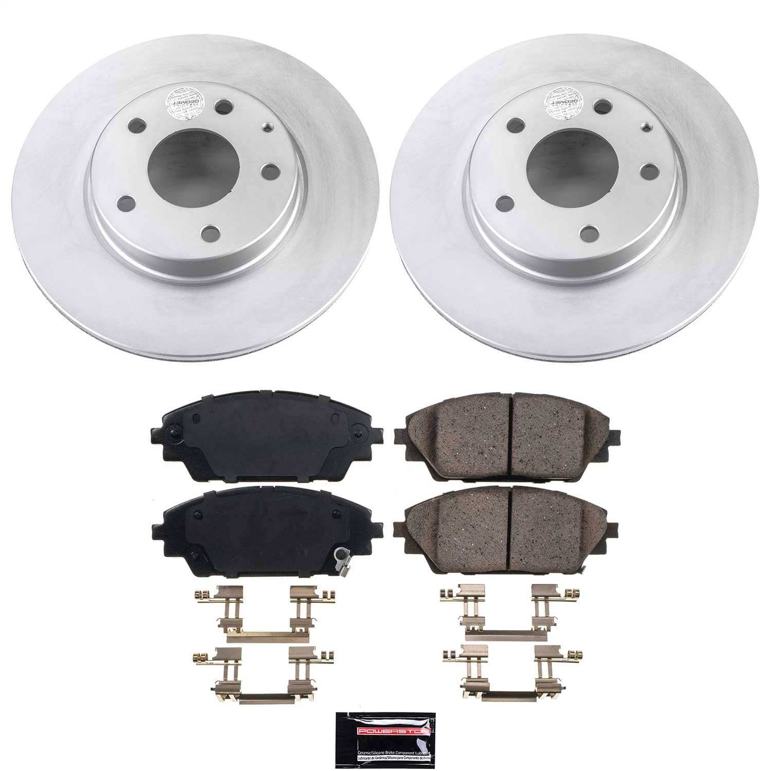 Power Stop - CRK6974 - Front - Disc Brake Pad and Rotor Kit