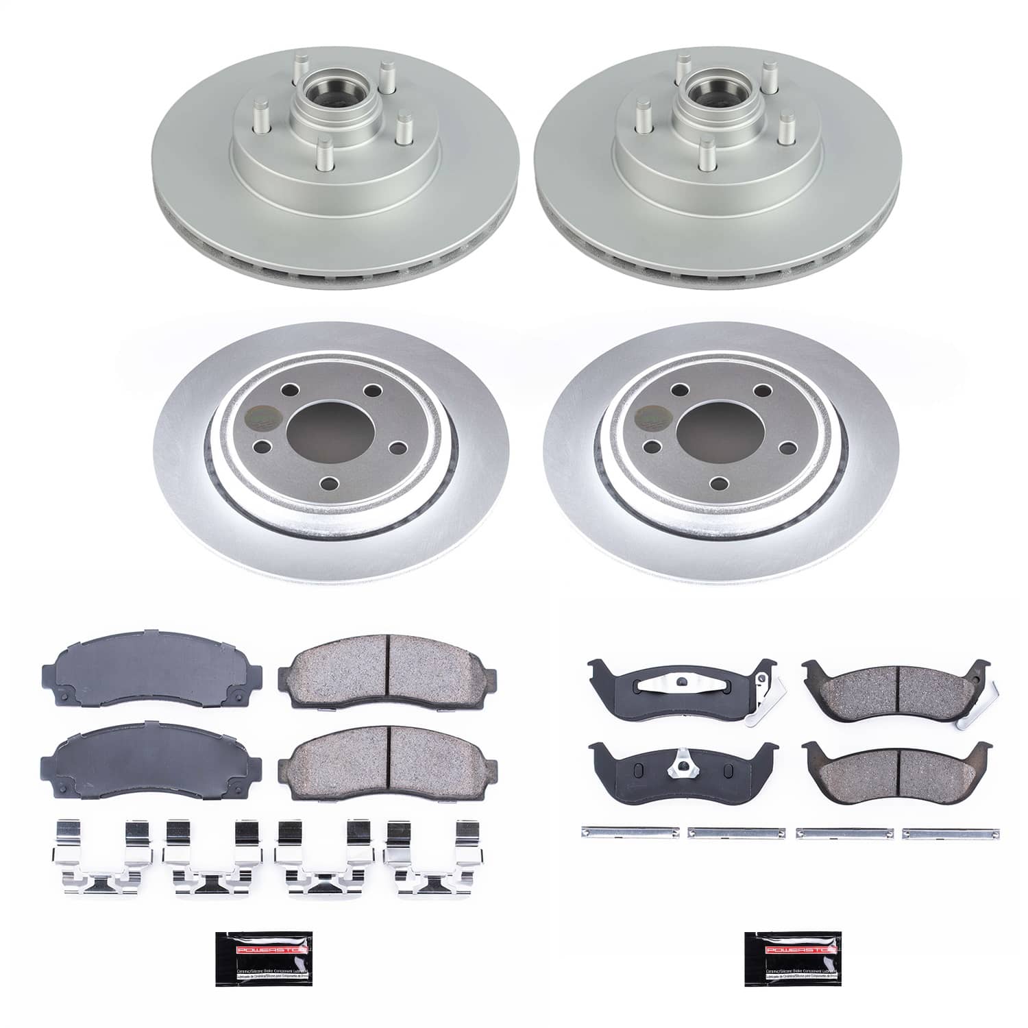 Power Stop - CRK7003 - Front and Rear - Disc Brake Pad and Rotor Kit