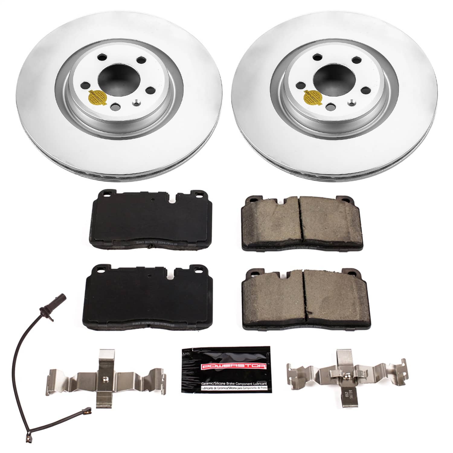 Power Stop - CRK7073 - Front - Disc Brake Pad and Rotor Kit