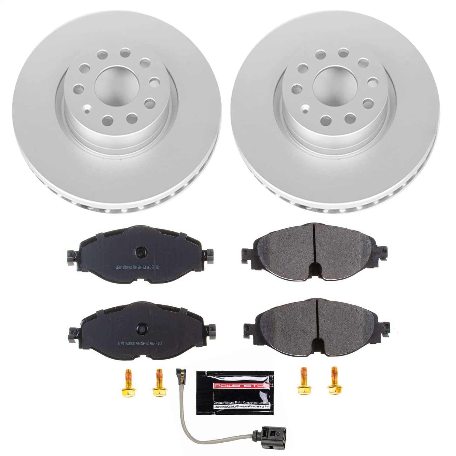 Power Stop - CRK7082 - Front - Disc Brake Pad and Rotor Kit