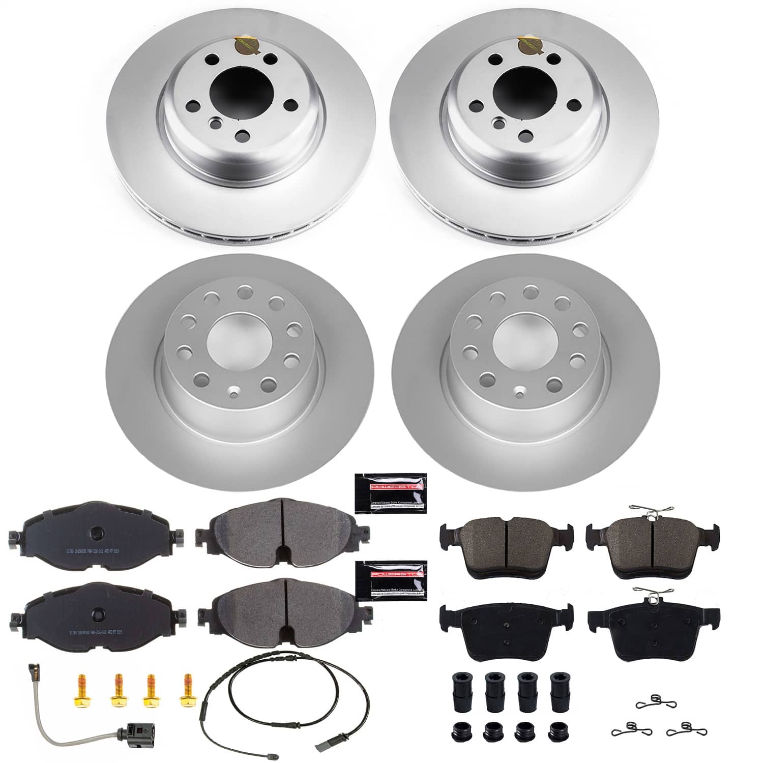 Power Stop - CRK7111 - Front and Rear - Disc Brake Pad and Rotor Kit