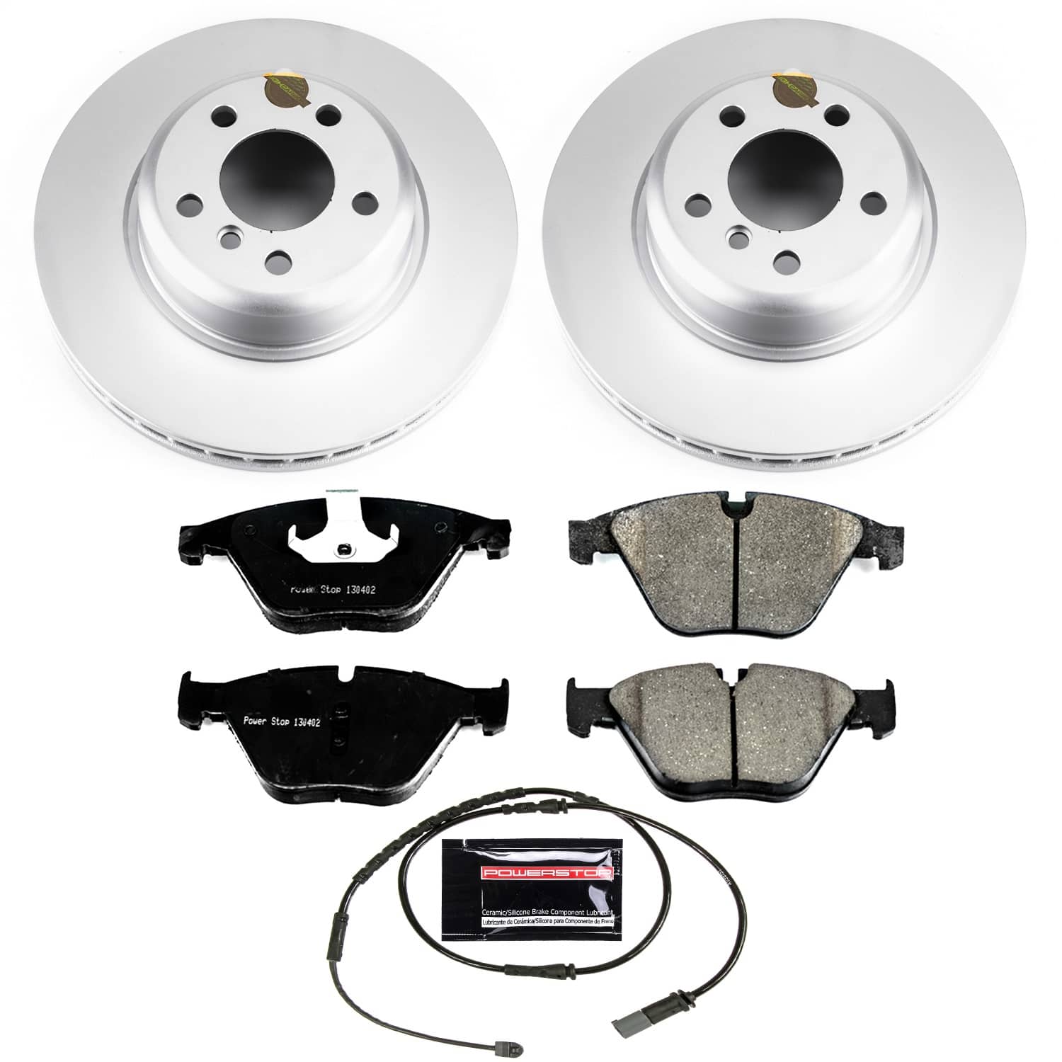 Power Stop - CRK7163 - Front - Disc Brake Pad and Rotor Kit