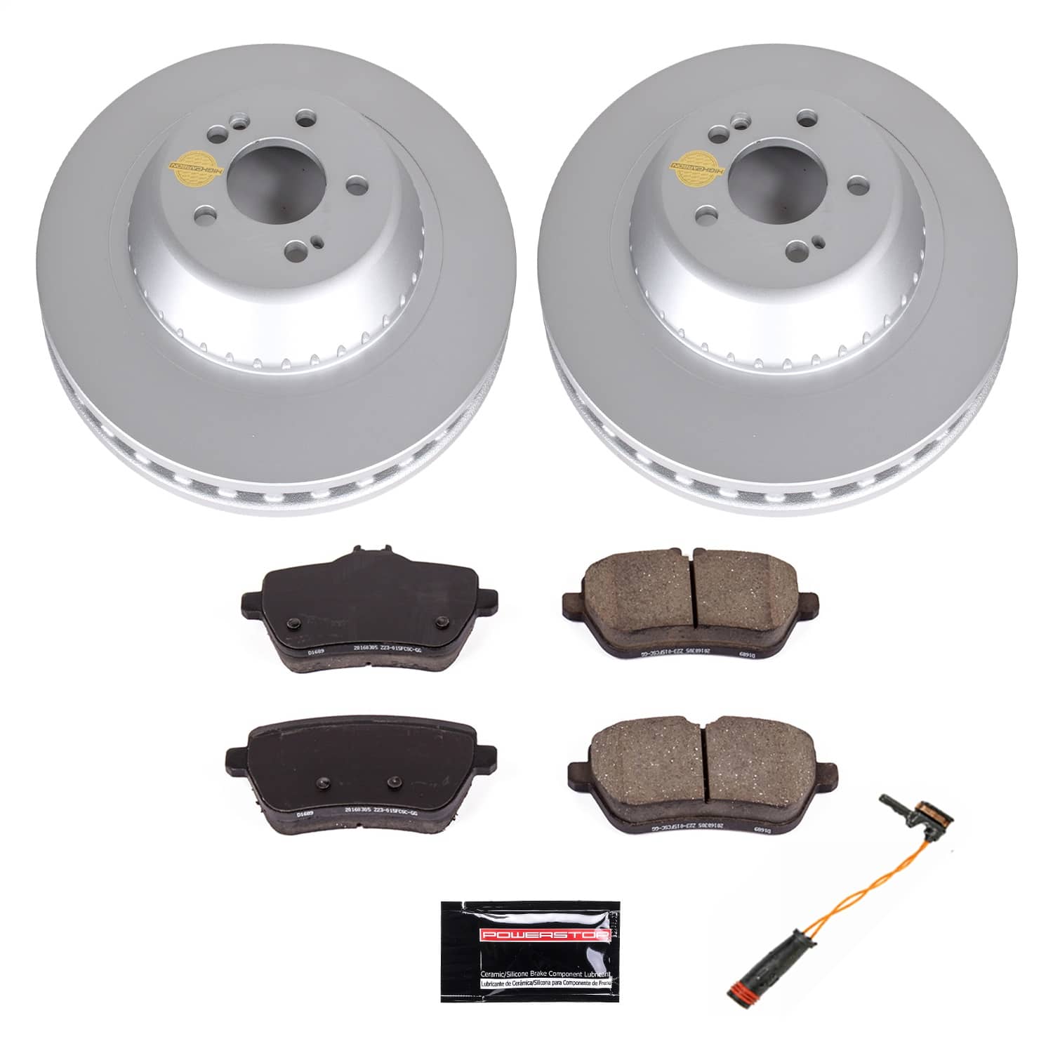 Power Stop - CRK7181 - Rear - Disc Brake Pad and Rotor Kit