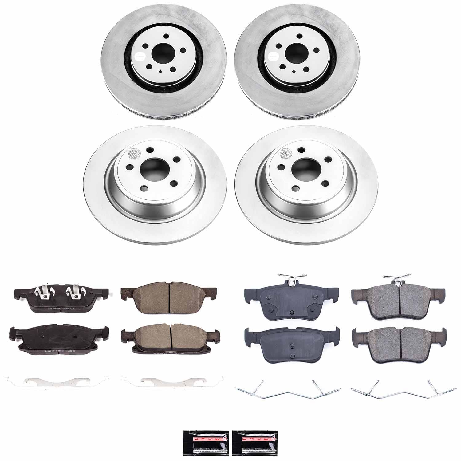 Power Stop - CRK7231 - Front and Rear - Disc Brake Pad and Rotor Kit