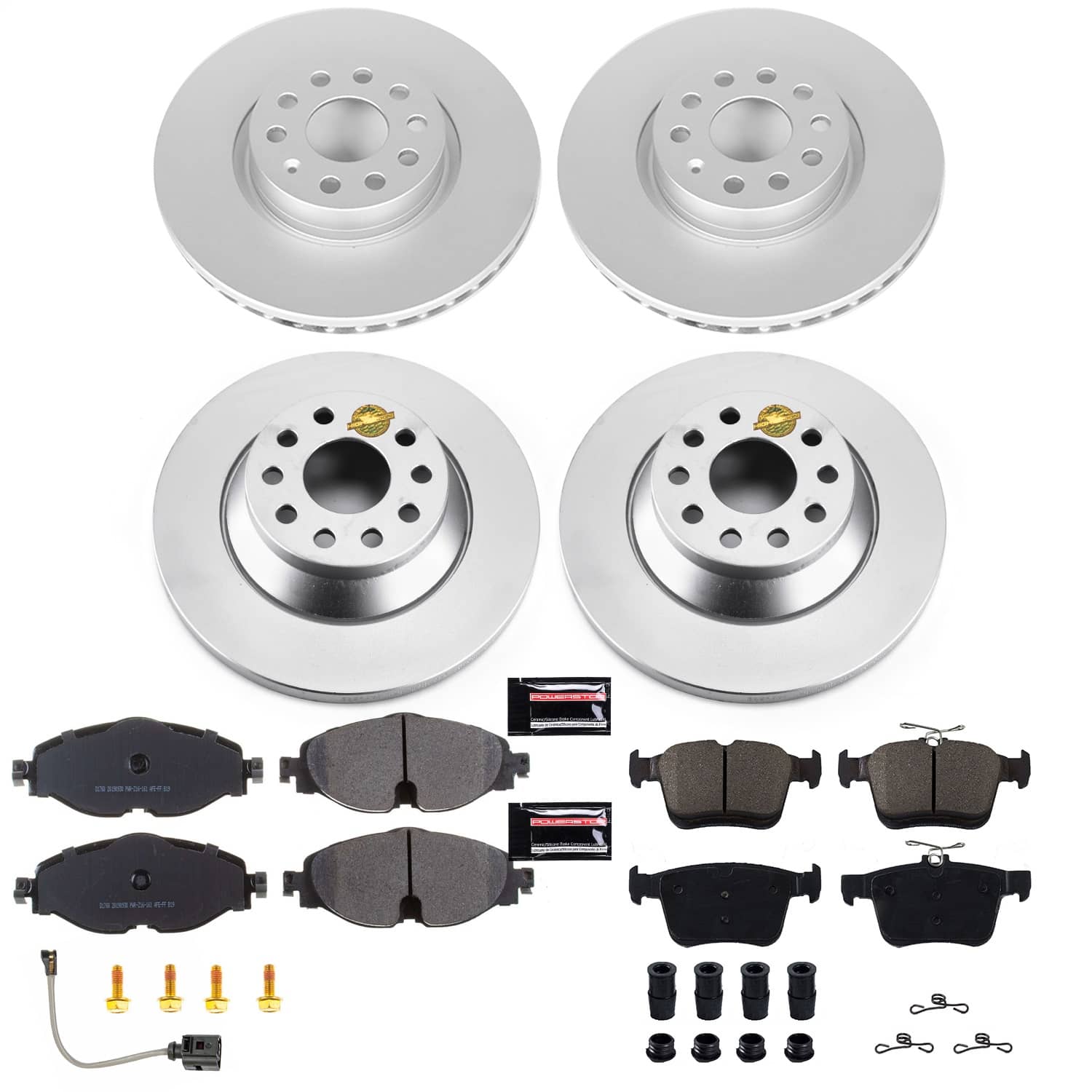 Power Stop - CRK7278 - Front and Rear - Disc Brake Pad and Rotor Kit