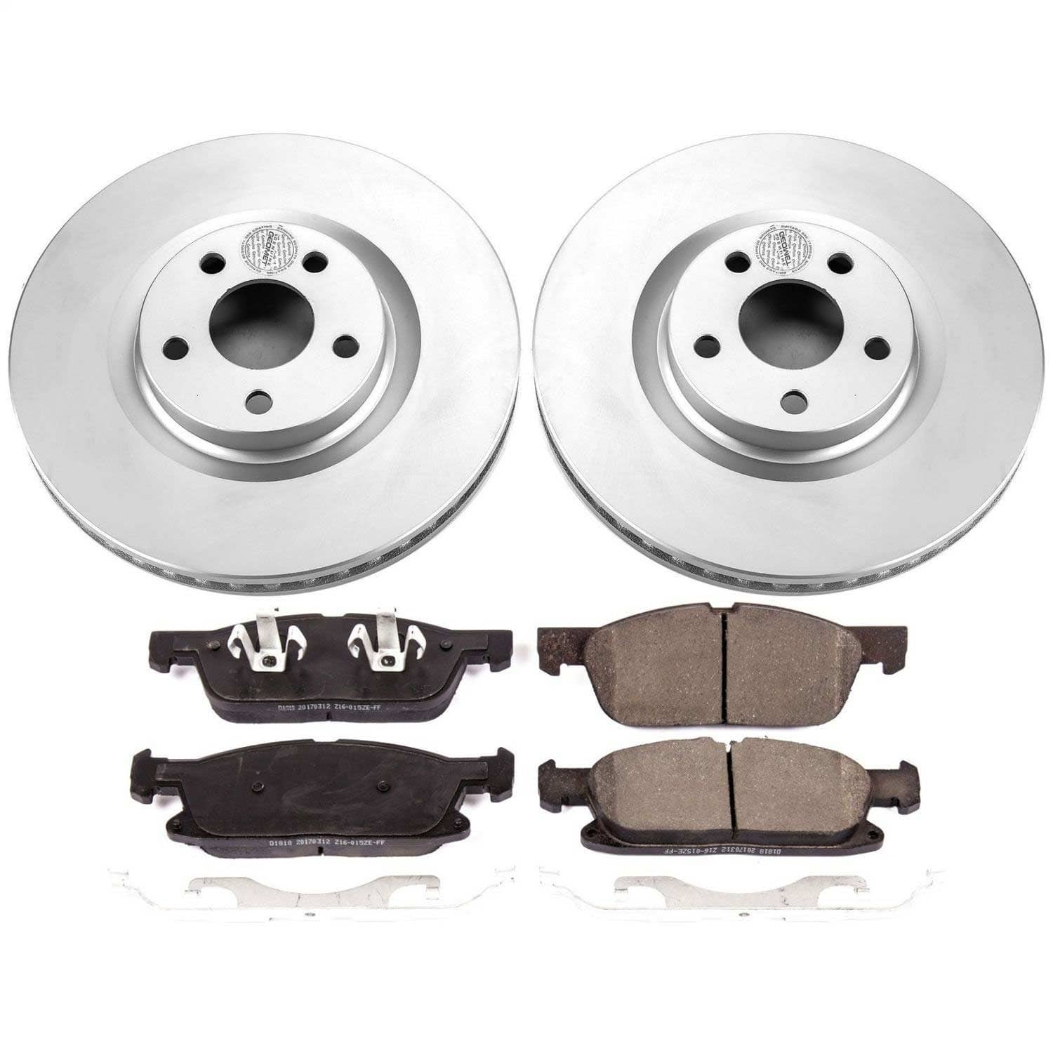 Power Stop - CRK7321 - Front - Disc Brake Pad and Rotor Kit