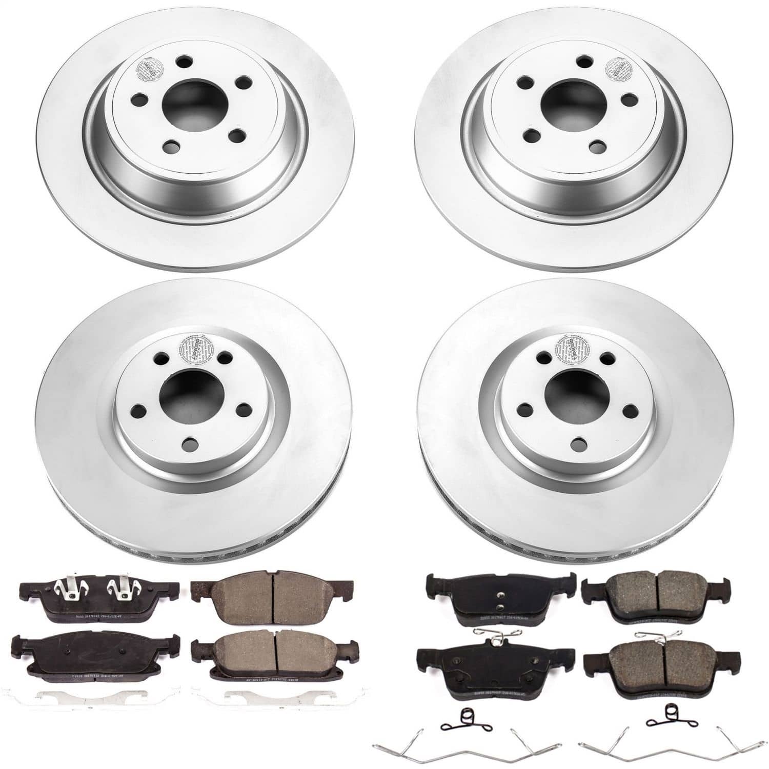 Power Stop - CRK7419 - Front and Rear - Disc Brake Pad and Rotor Kit
