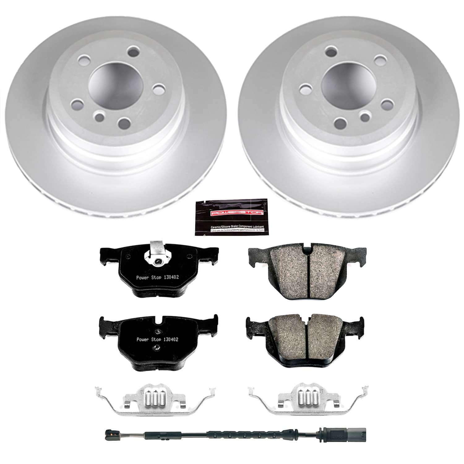 Power Stop - CRK7429 - Rear - Disc Brake Pad and Rotor Kit