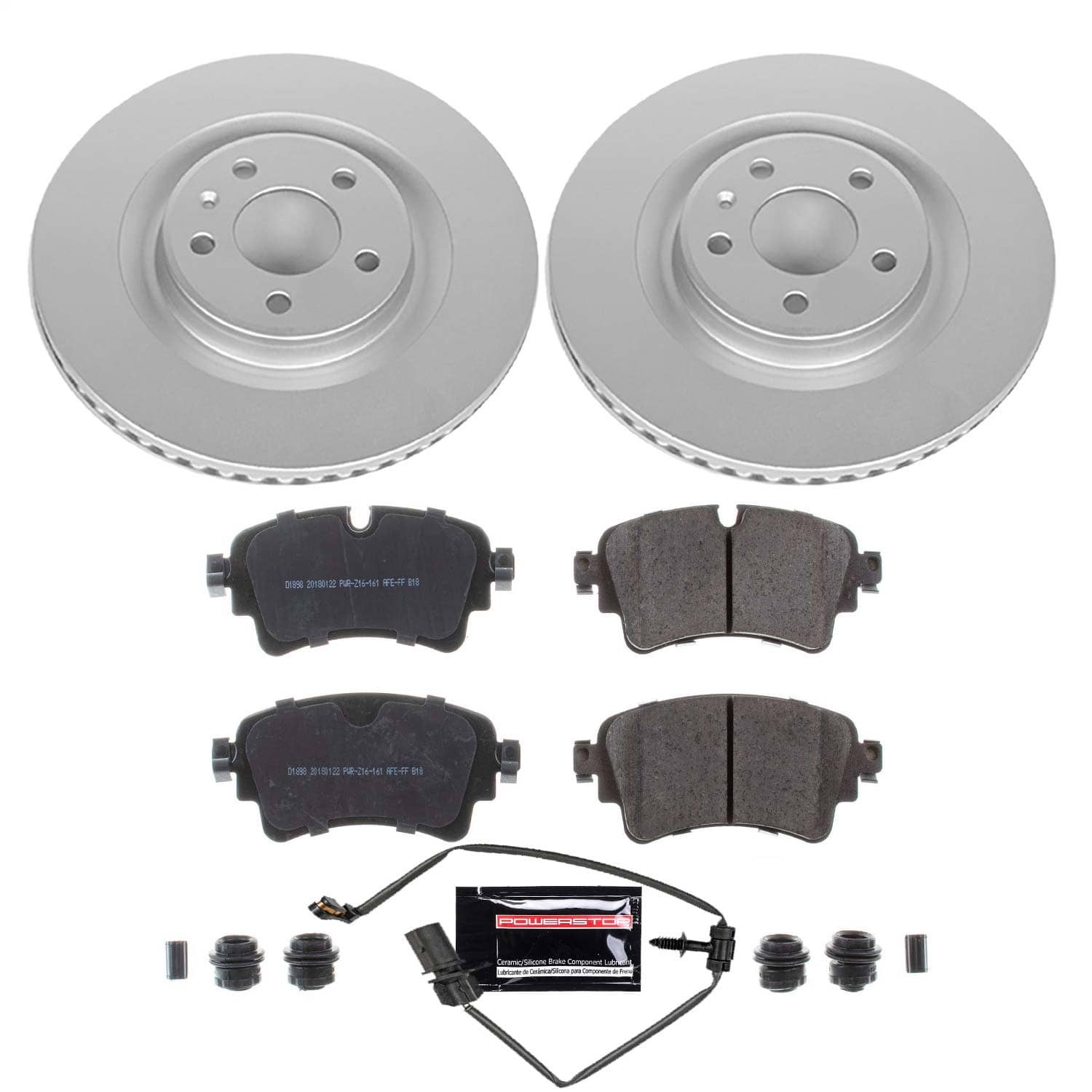Power Stop - CRK7431 - Rear - Disc Brake Pad and Rotor Kit