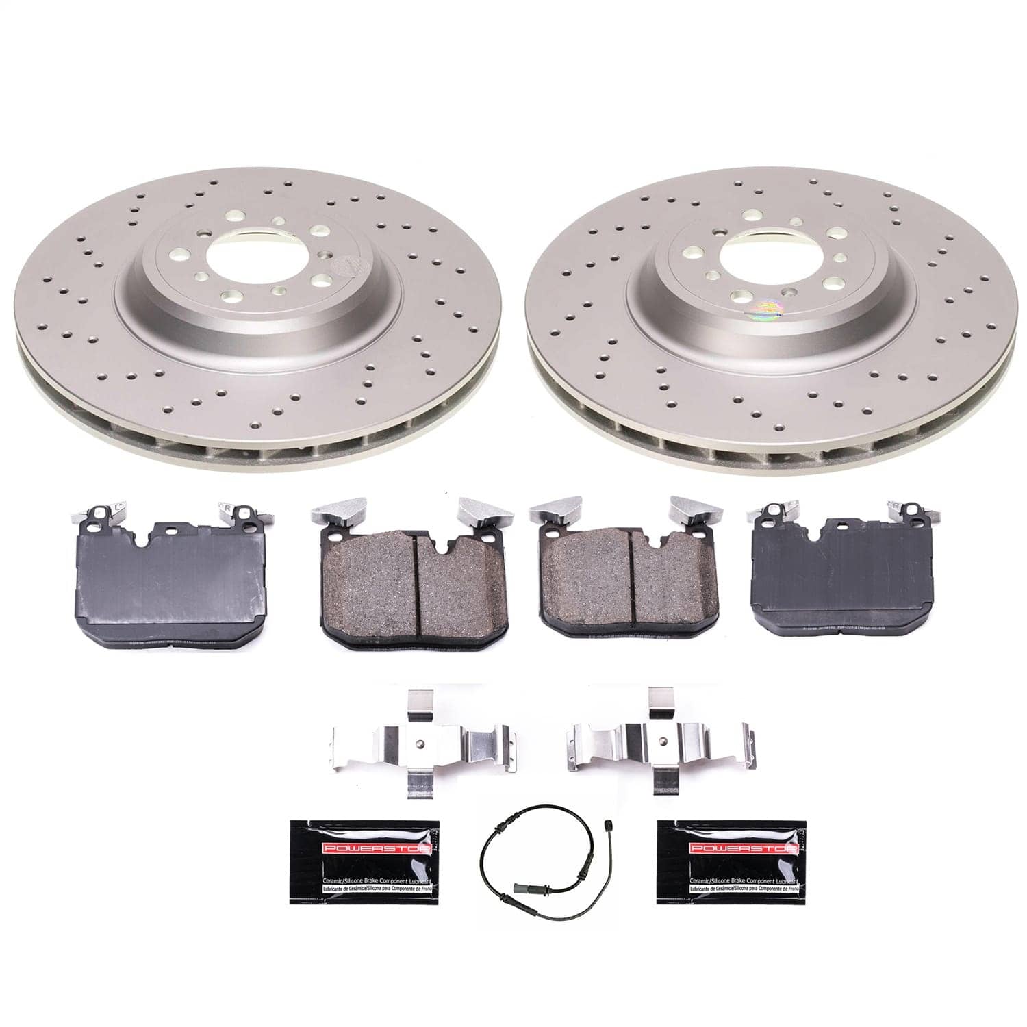 Power Stop - CRK7446 - Front - Disc Brake Pad and Rotor Kit