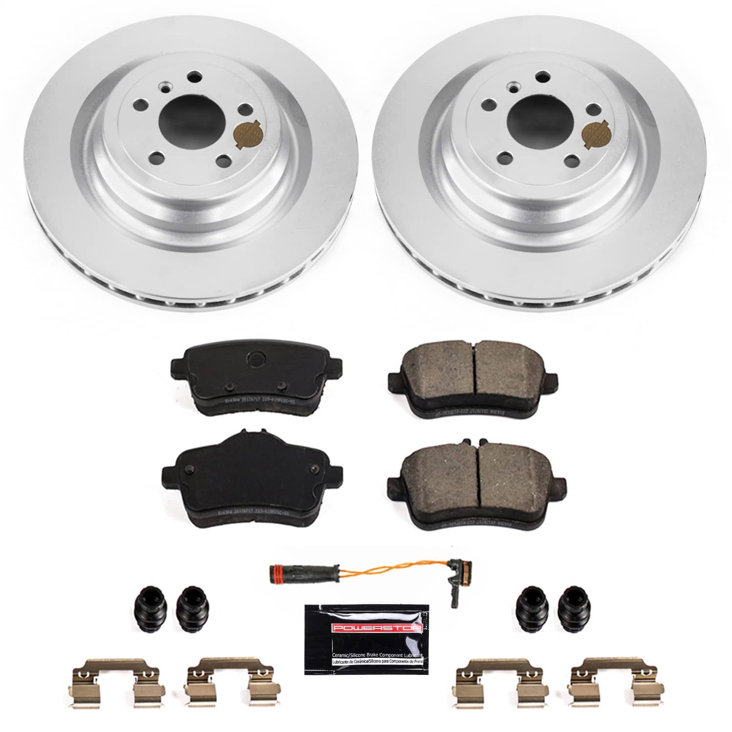 Power Stop - CRK7448 - Rear - Disc Brake Pad and Rotor Kit