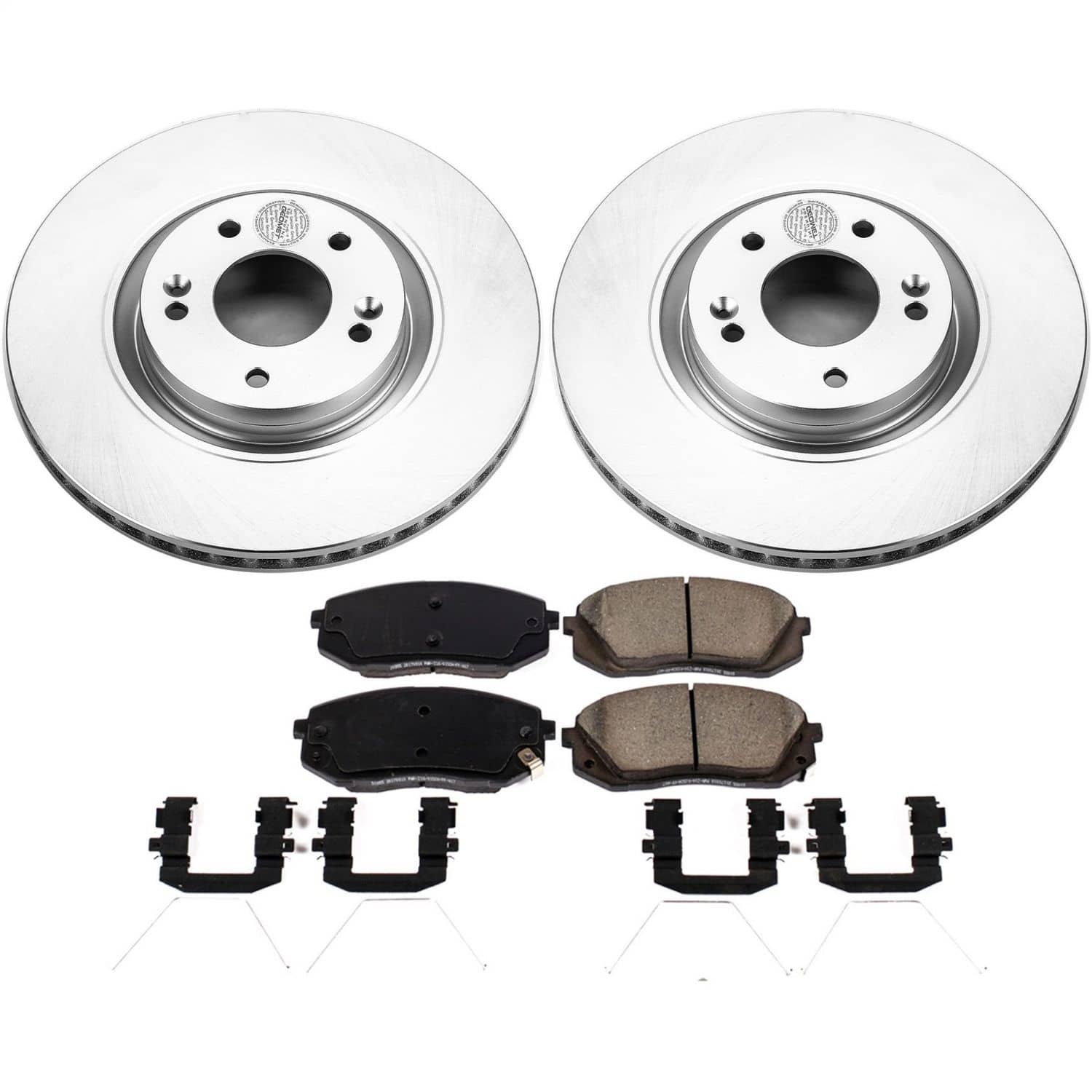 Power Stop - CRK7509 - Front - Disc Brake Pad and Rotor Kit