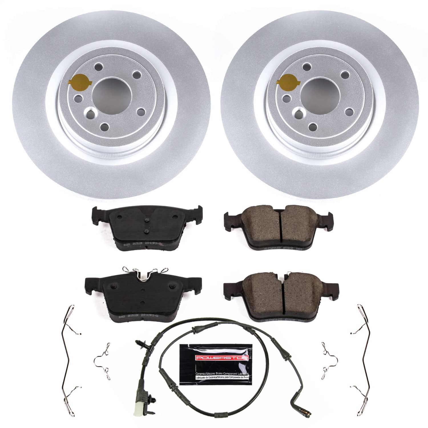 Power Stop - CRK7733 - Rear - Disc Brake Pad and Rotor Kit