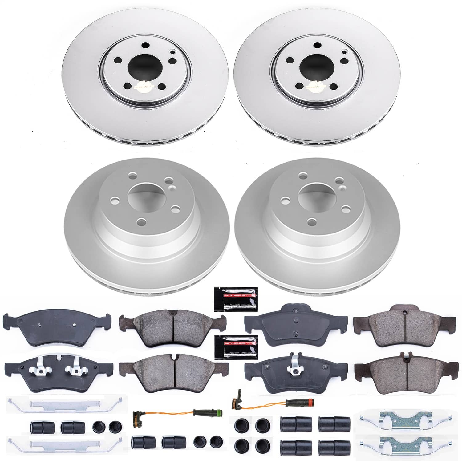Power Stop - CRK7761 - Front and Rear - Disc Brake Pad and Rotor Kit