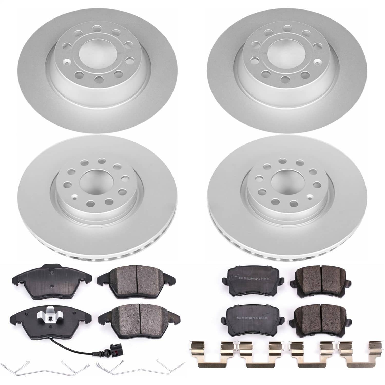 Power Stop - CRK7836 - Front and Rear - Disc Brake Pad and Rotor Kit